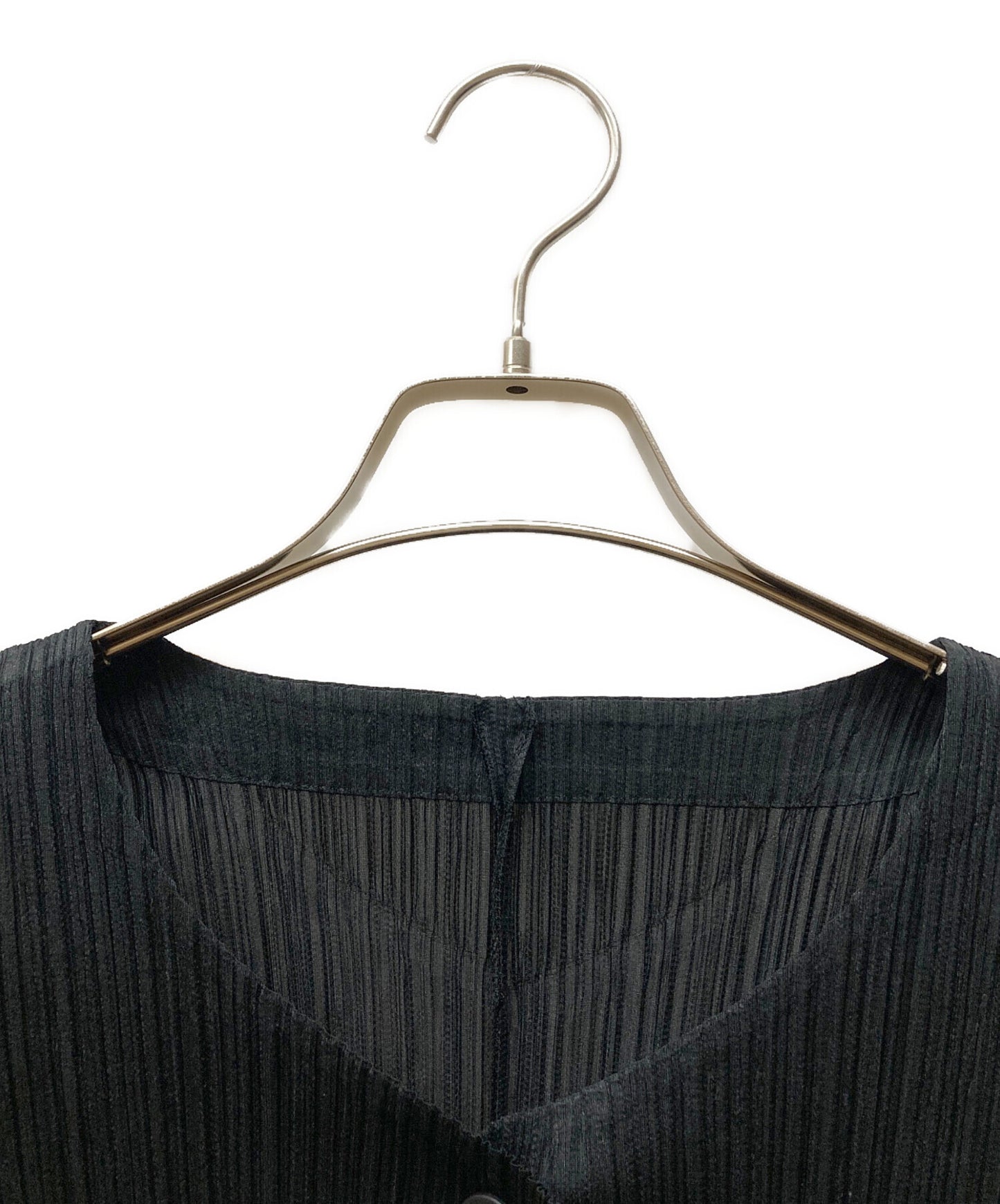 [Pre-owned] PLEATS PLEASE Pre-Z collarless jacket PP01-J0171