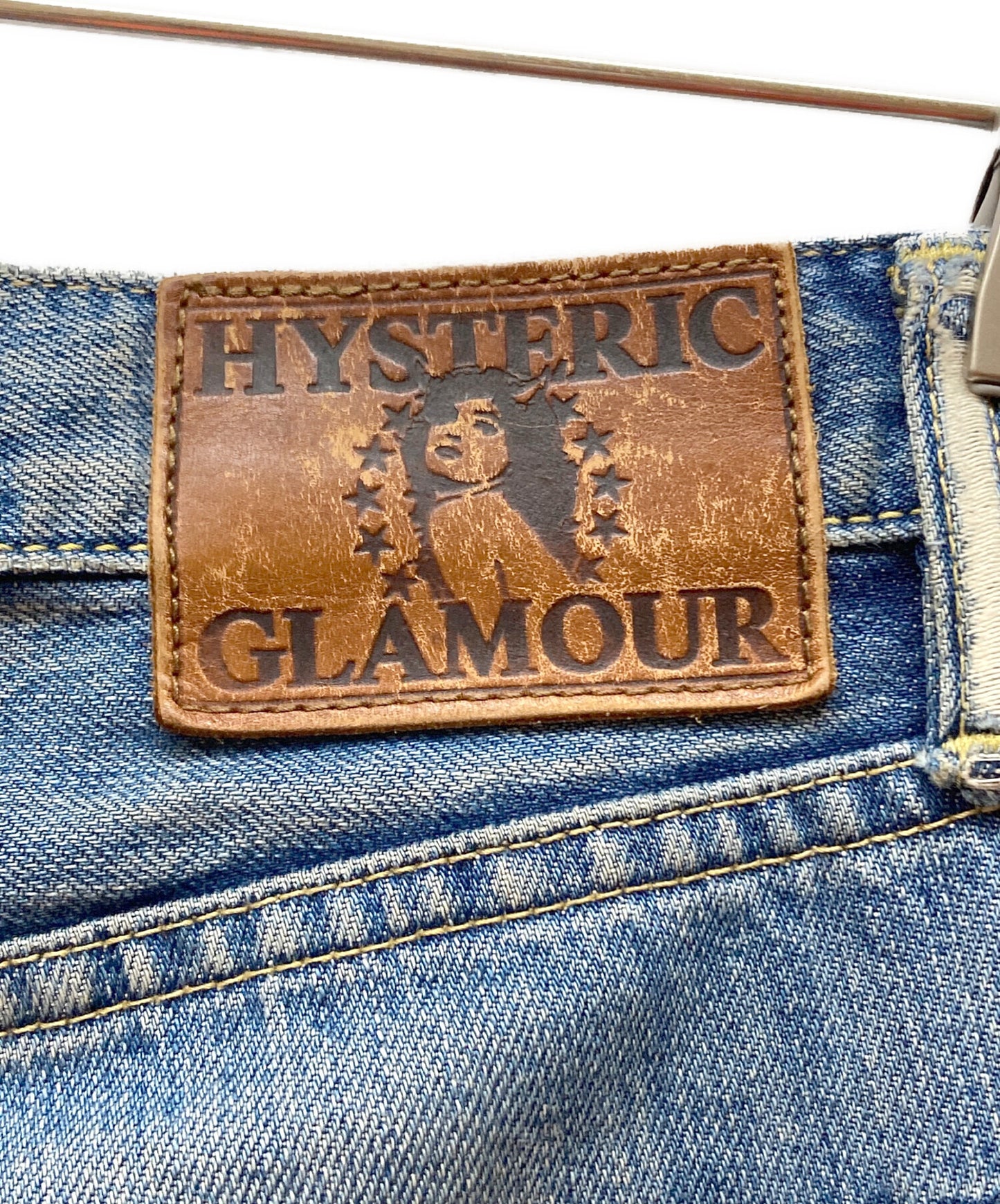 [Pre-owned] Hysteric Glamour Studded Pocket Button Fly Denim 0214AP02