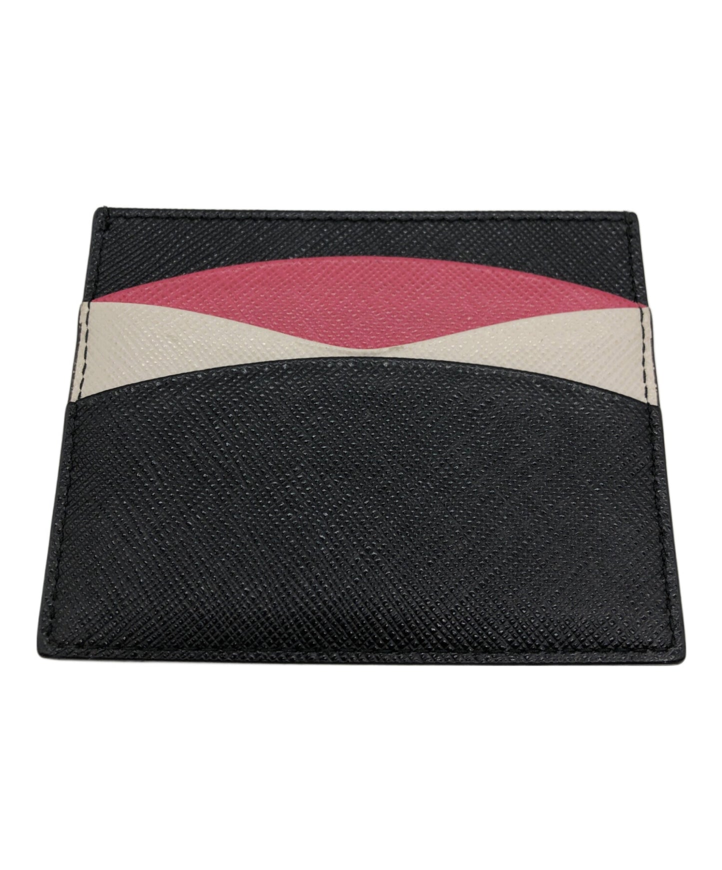 [Pre-owned] PRADA Saffiano multi-color card case 1MC025