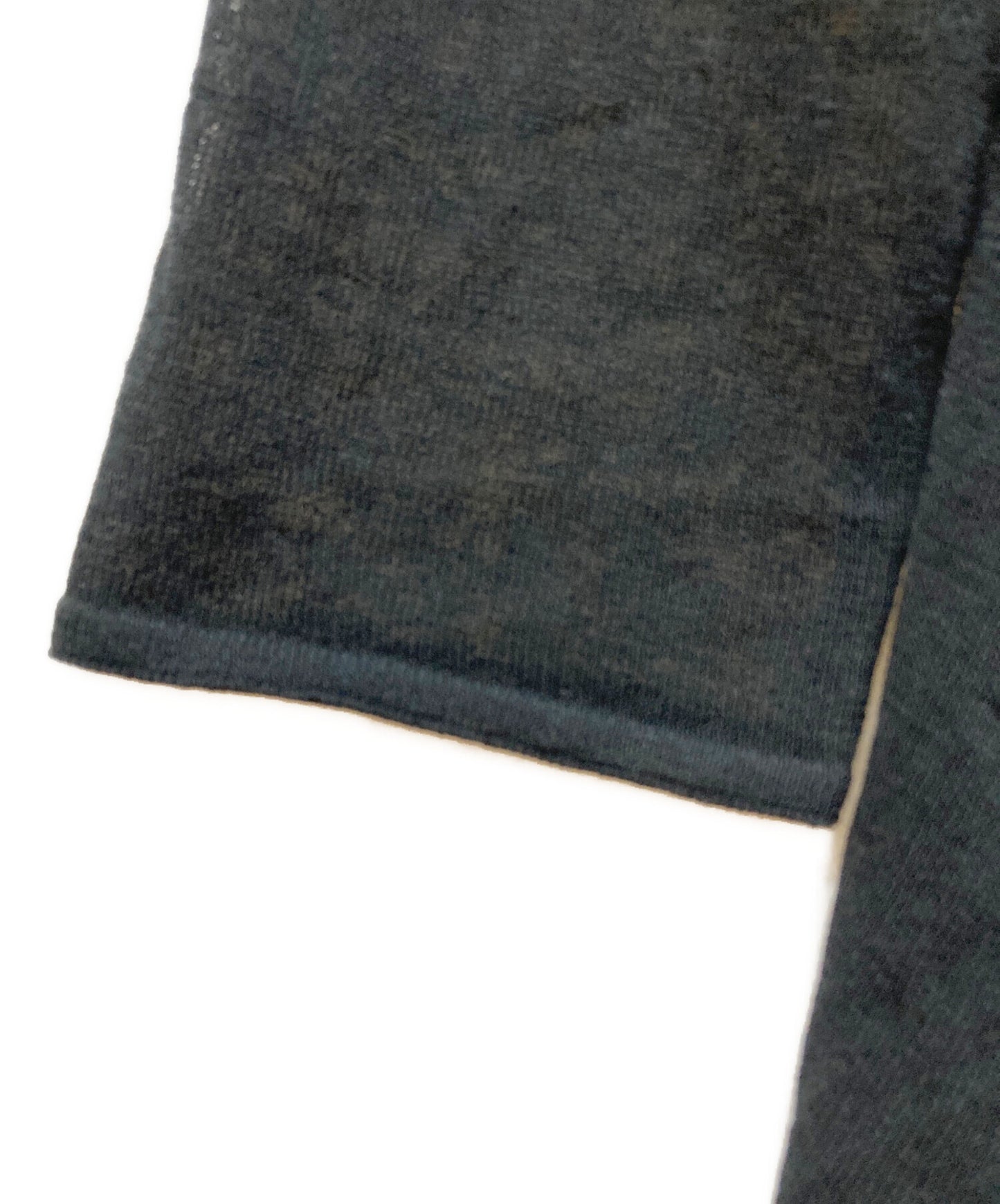 [Pre-owned] YOHJI YAMAMOTO Linen-blend flower motif knit FH-K09-092