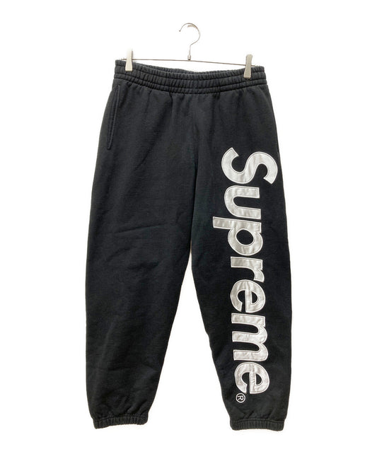 [Pre-owned] SUPREME Satin Applique Sweatpant