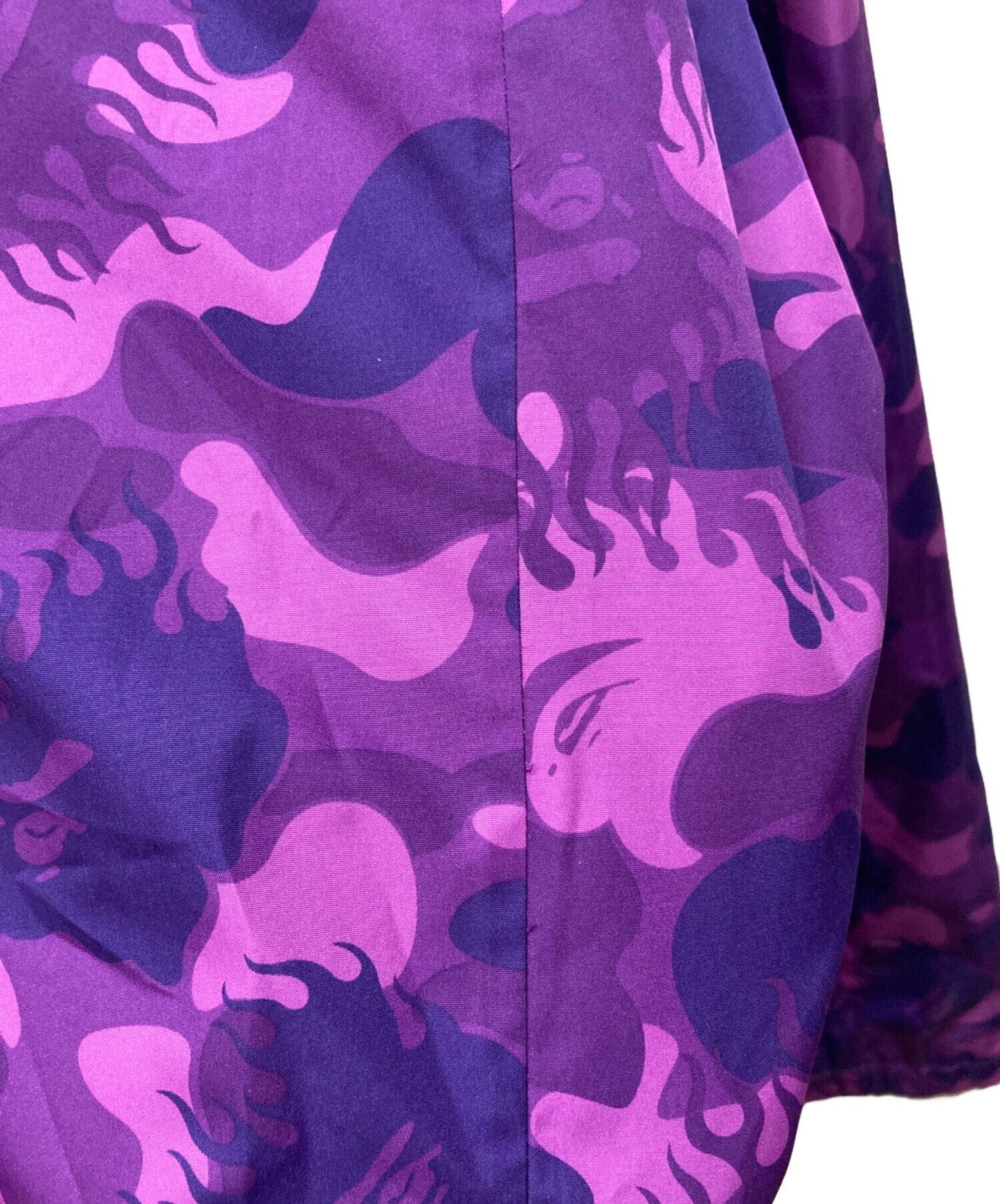 [Pre-owned] A BATHING APE Fire Camo Nylon Parka