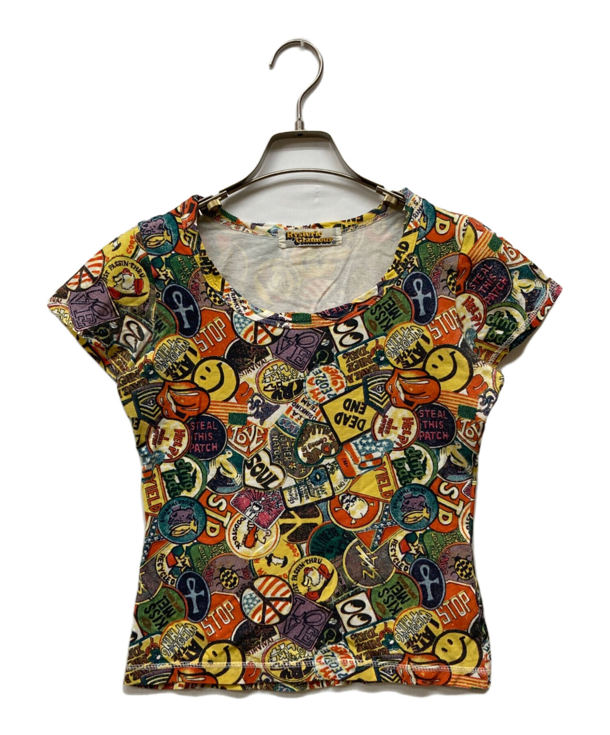 [Pre-owned] Hysteric Glamour T-Shirts with Embroidered Patches