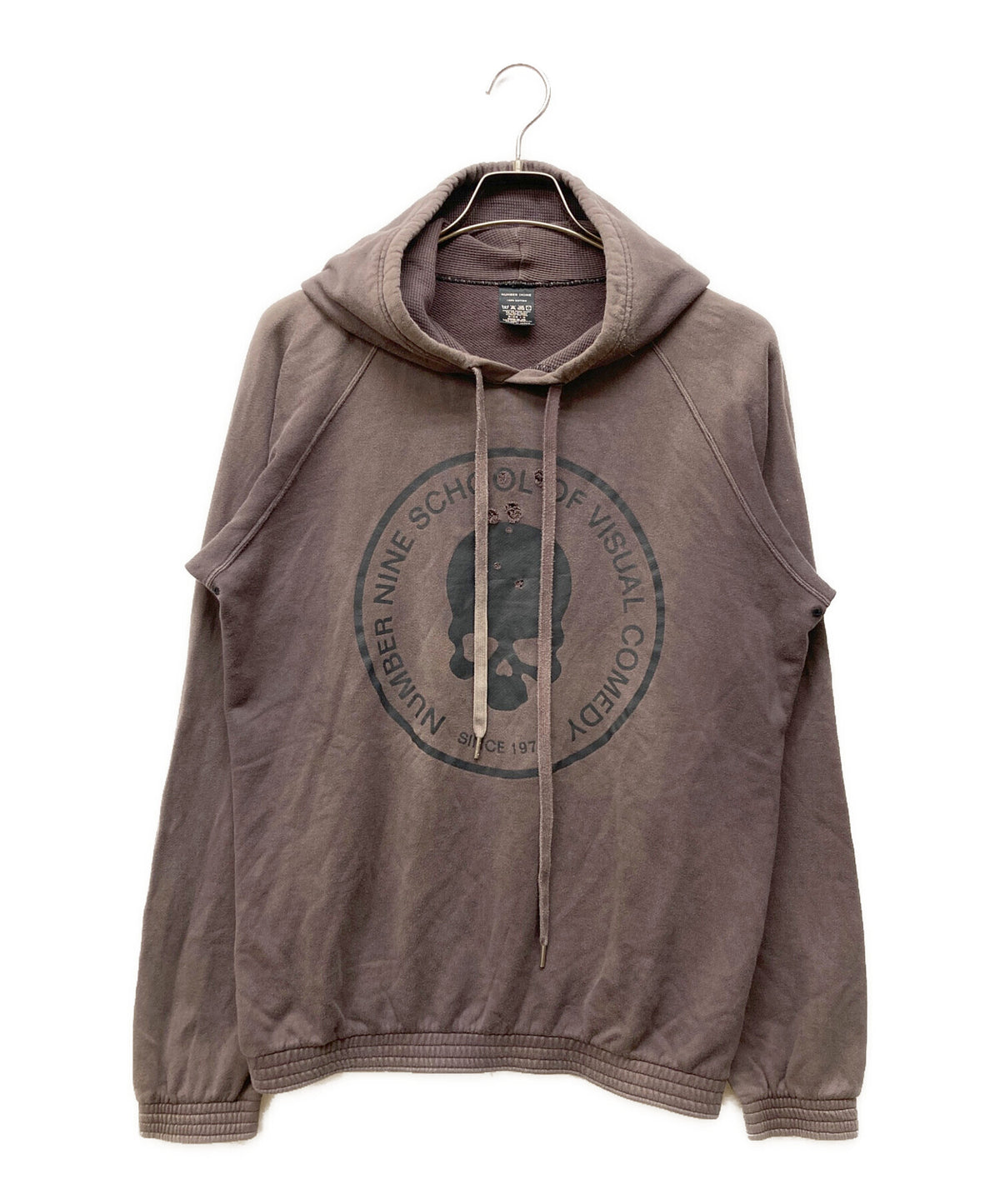 [Pre-owned] NUMBER (N)INE Skull-Print Hoodie