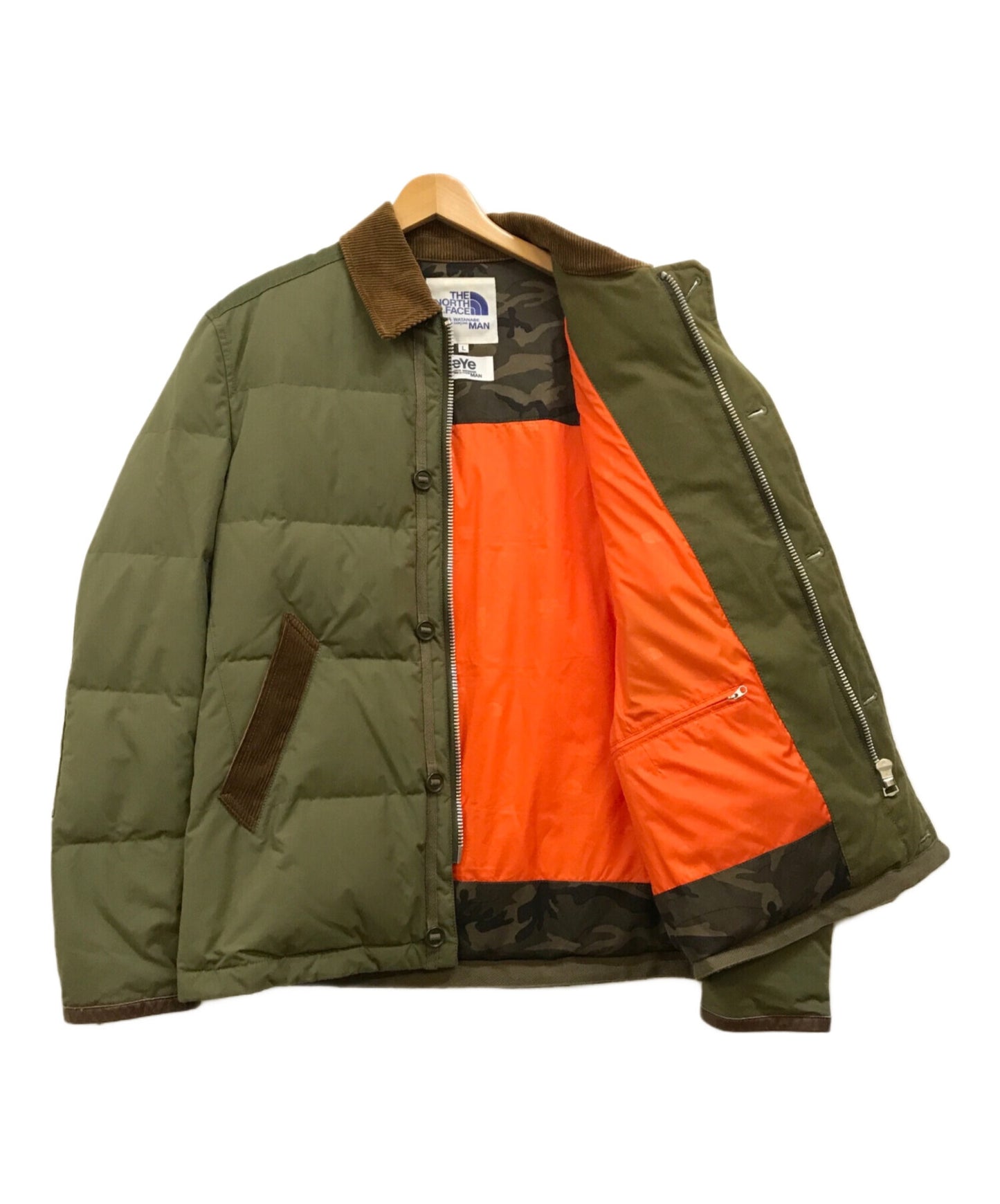 [Pre-owned] eYe COMME des GARCONS JUNYAWATANABE MAN Military Nylon Down Jacket WT-J915