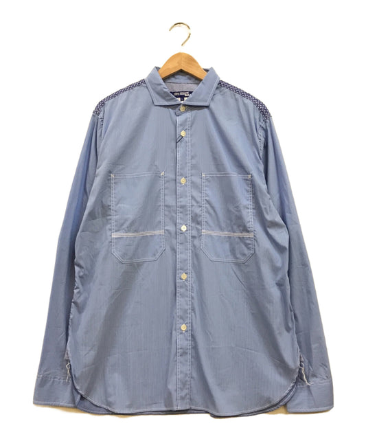 [Pre-owned] COMME des GARCONS JUNYA WATANABE MAN Elbow Patch Stripe Switched Shirt WE-B023