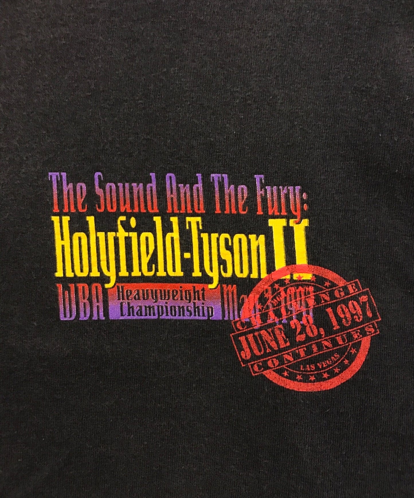 [Pre-owned] VINTAGE "Holyfield vs Tyson II ''T-SHIRTS T-shirt