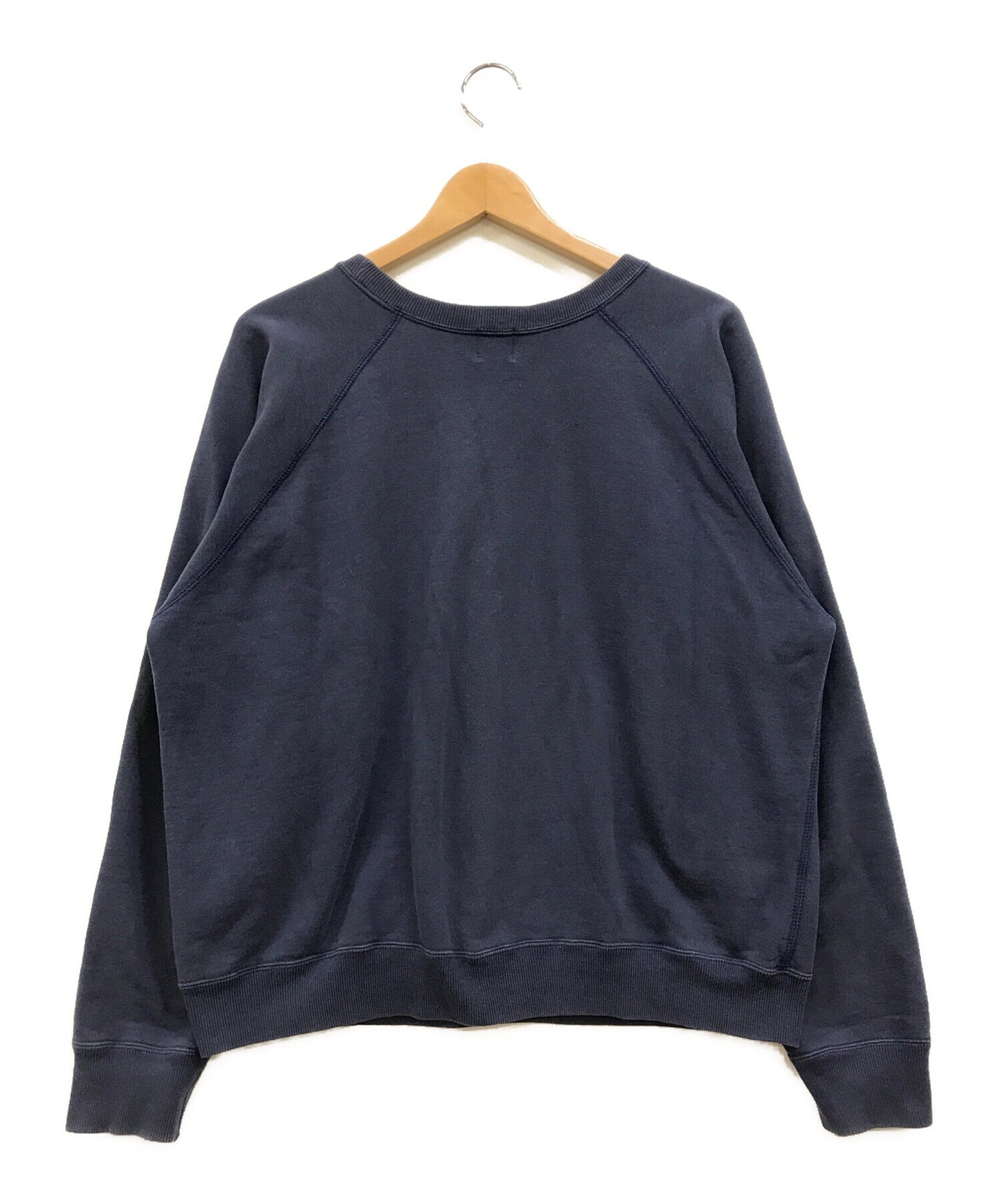 [Pre-owned] A BATHING APE Front V crew neck sweatshirt