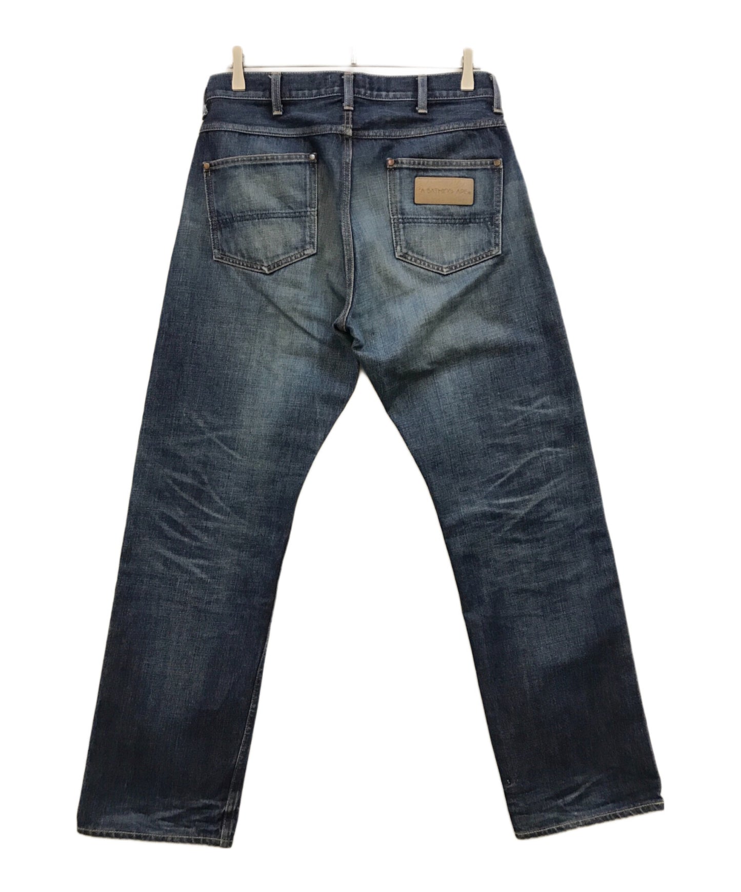 [Pre-owned] A BATHING APE Damaged denim pants