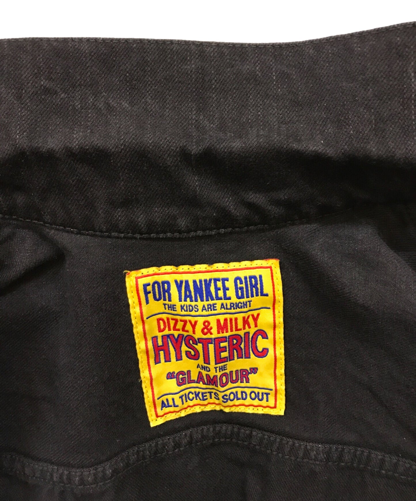 [Pre-owned] Hysteric Glamour AD GIRLS Embroidery Custom Denim Vest 01231AV01