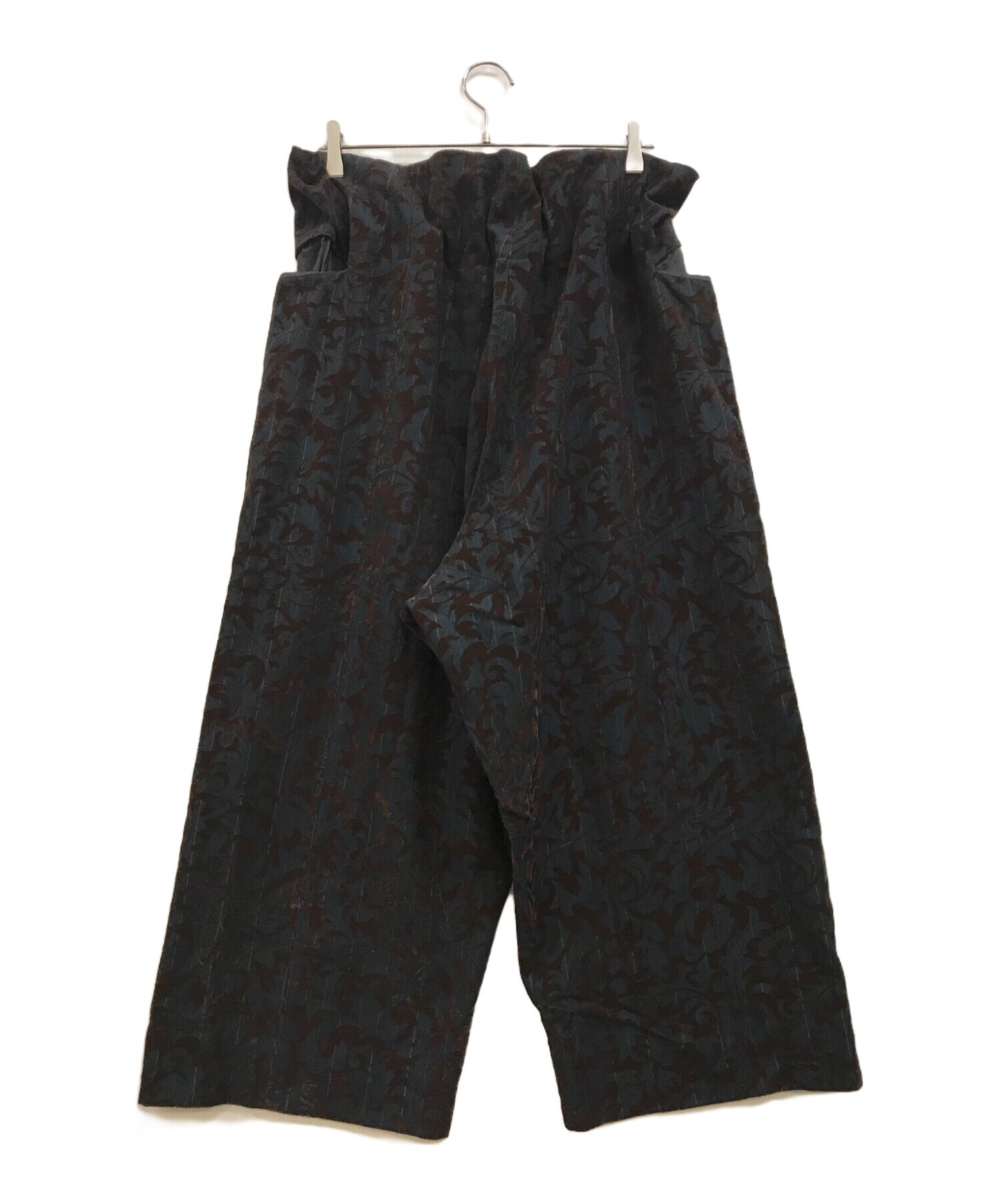 [Pre-owned] COMME des GARCONS Flowering Clothes Flocky Print Wide Pants GP-04020S