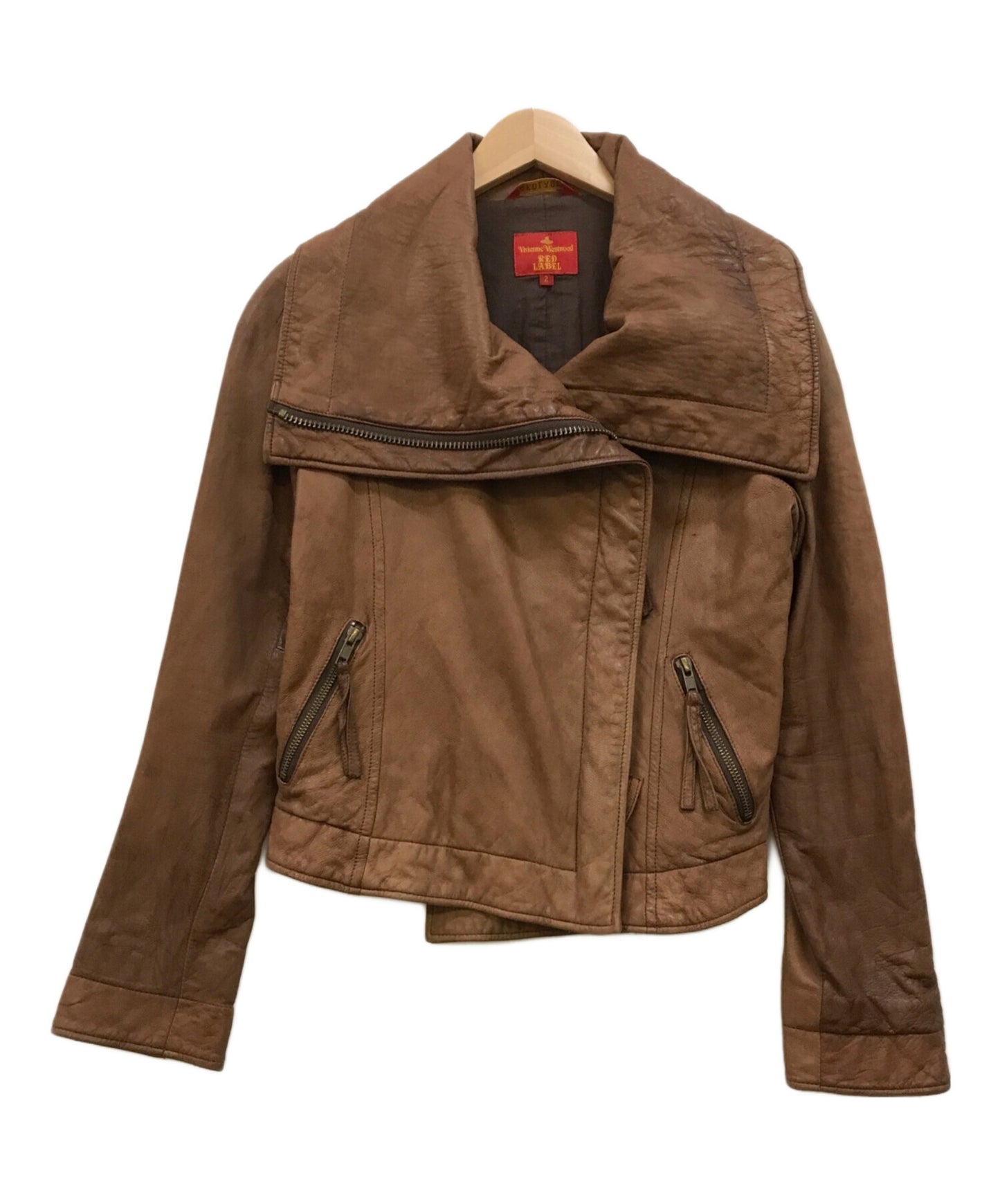 [Pre-owned] Vivienne Westwood RED LABEL Lamb Leather Jacket 357-01-45002