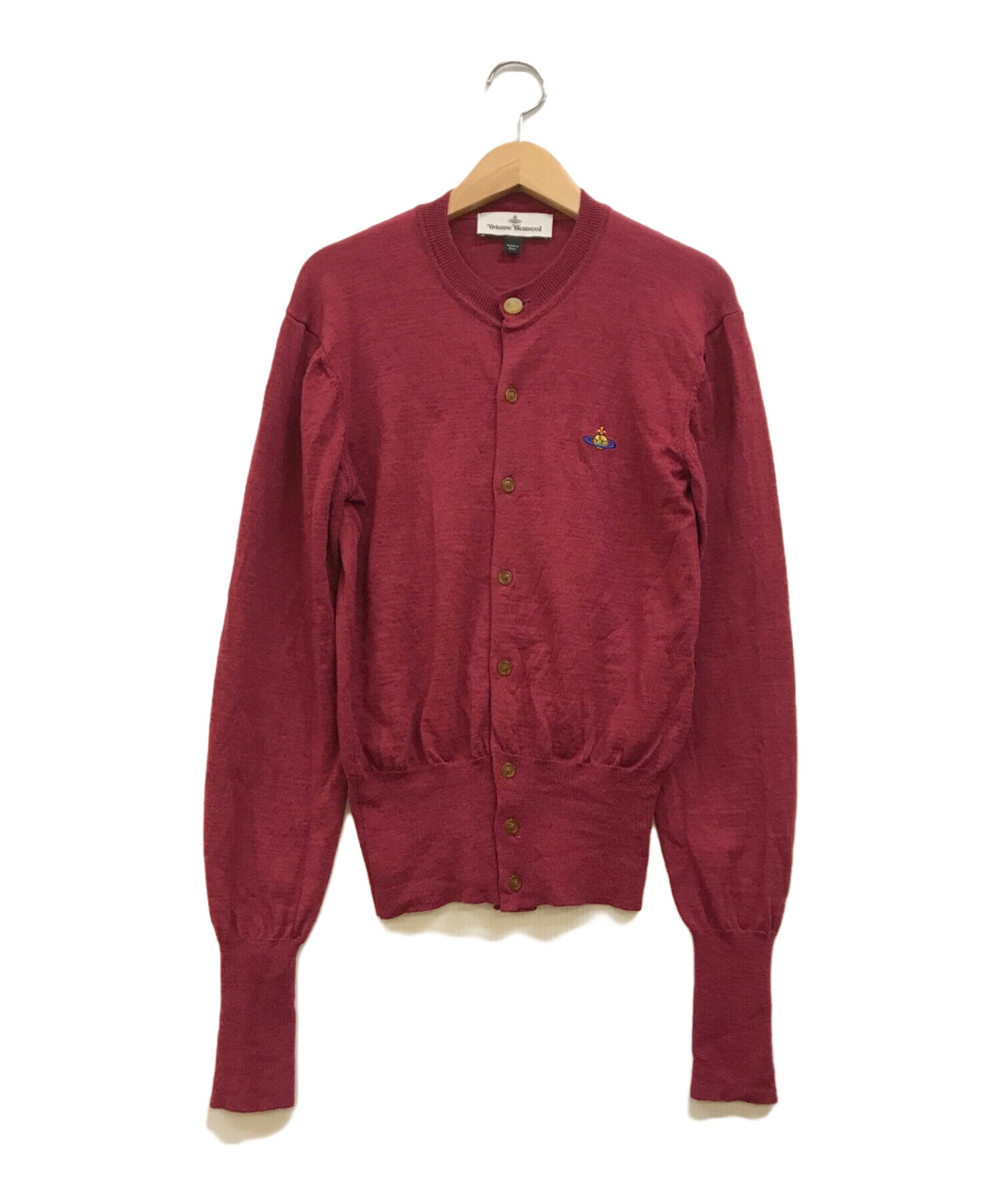 [Pre-owned] Vivienne Westwood Orb Embroidery Cardigan