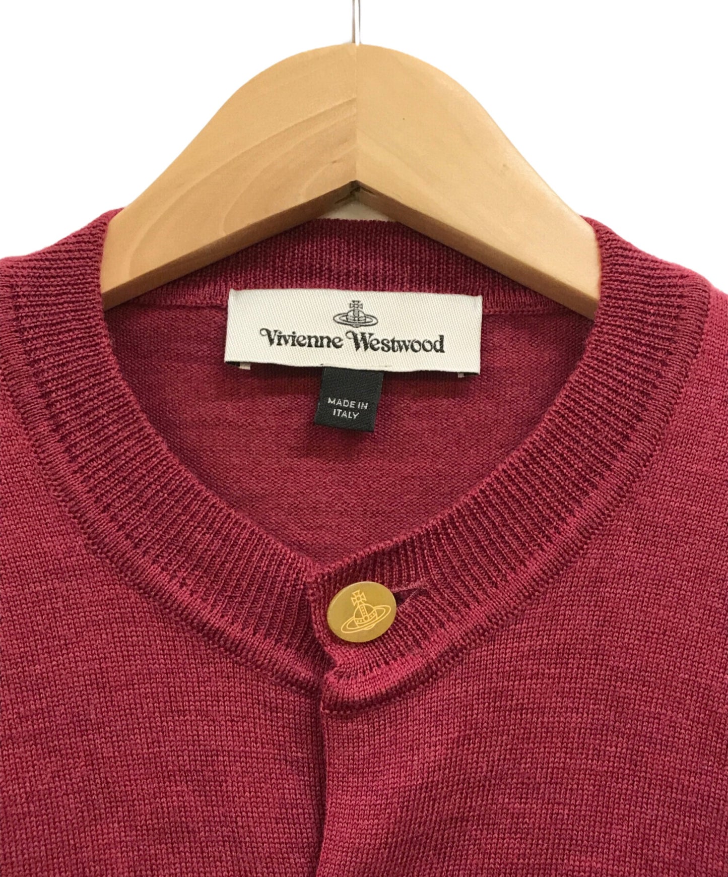 [Pre-owned] Vivienne Westwood Orb Embroidery Cardigan
