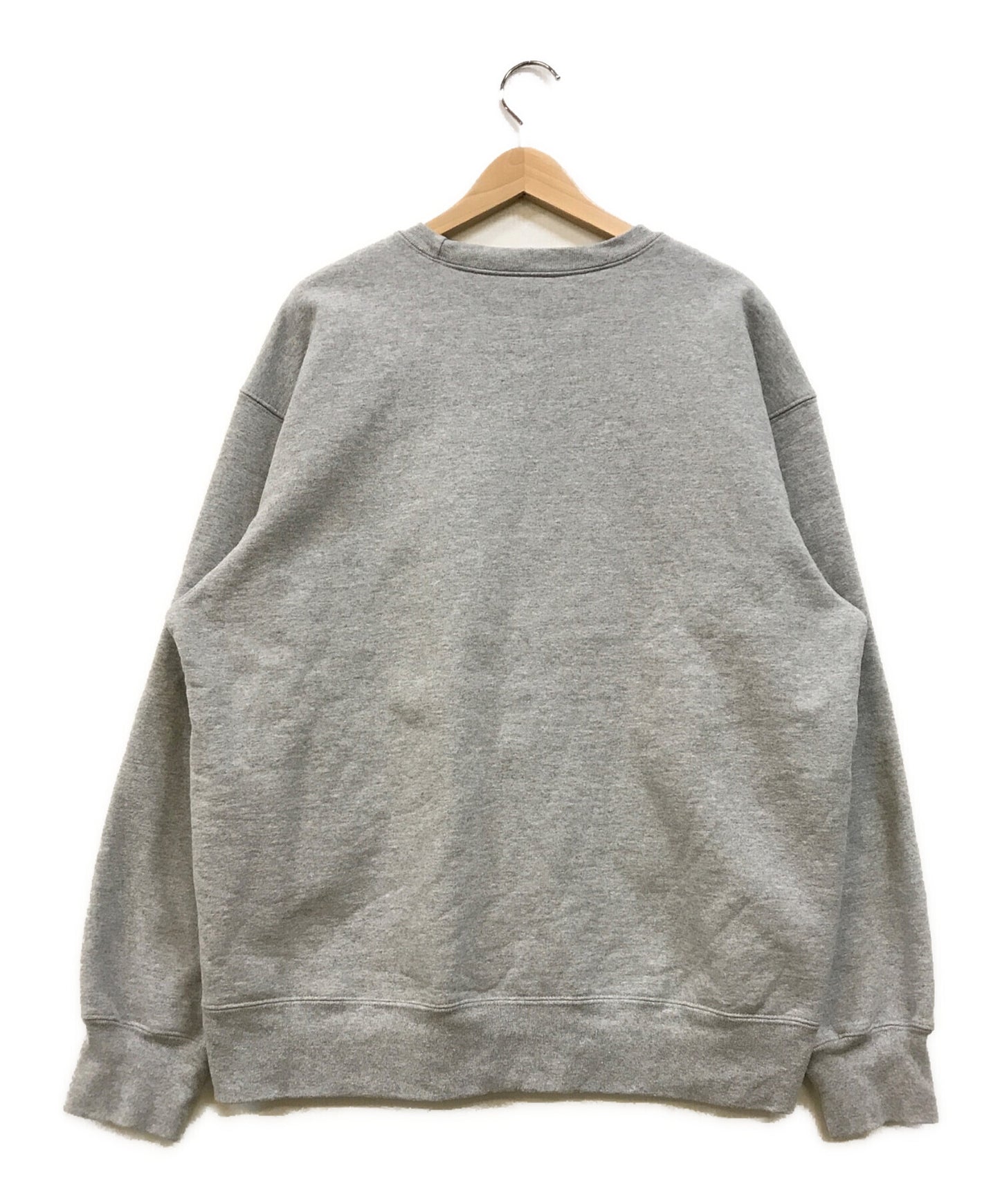 [Pre-owned] SUPREME Box Logo Crewneck Heather Grey Sweatshirt