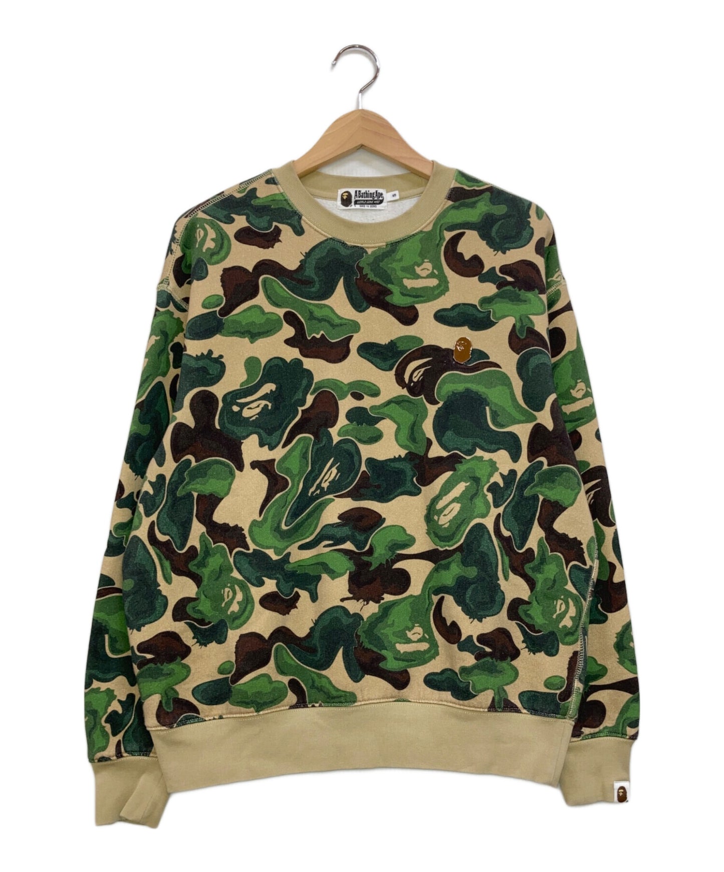 [Pre-owned] A BATHING APE crew neck sweatshirt 001SWJ801054I