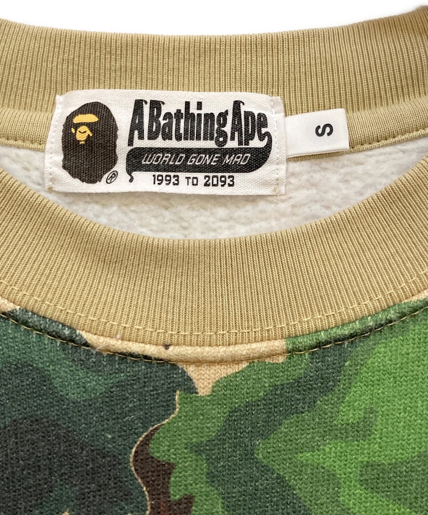 [Pre-owned] A BATHING APE crew neck sweatshirt 001SWJ801054I