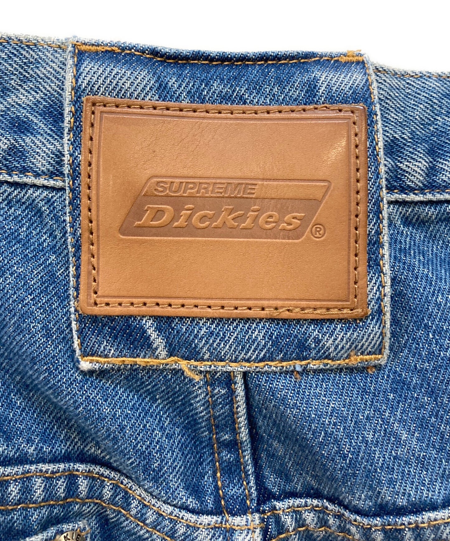 [Pre-owned] SUPREME Double Knee Baggy Jean Denim Pants