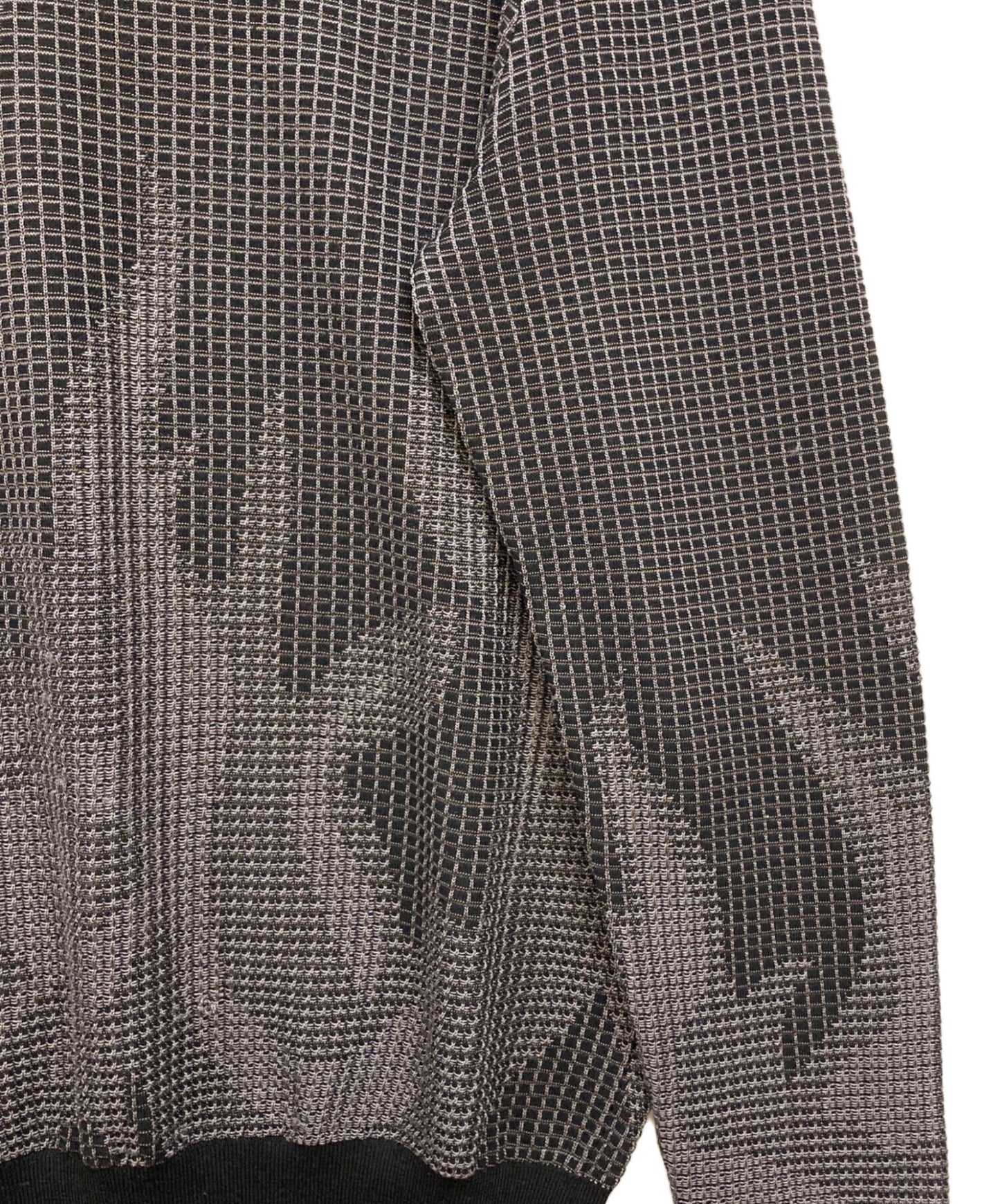 [Pre-owned] HERMES Silk blend fire motif turtleneck knit