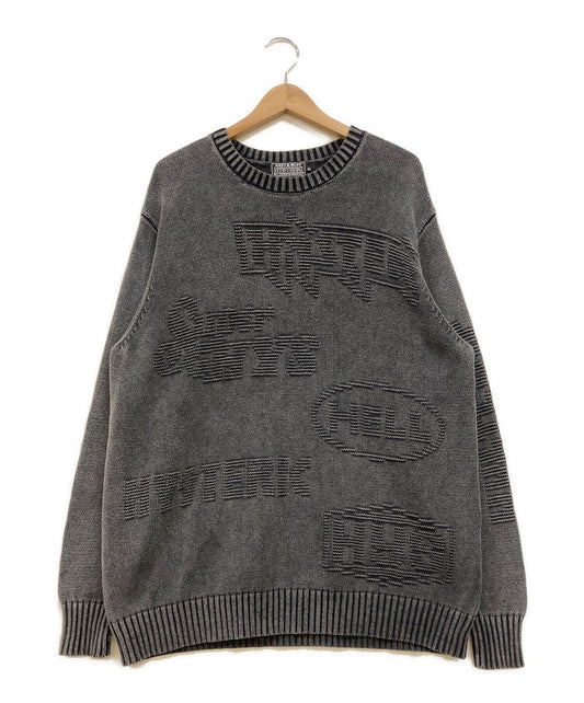 [Pre-owned] Hysteric Glamour ORIGINAL BLUES HYSTERIC LOGO Knit 02243NS02