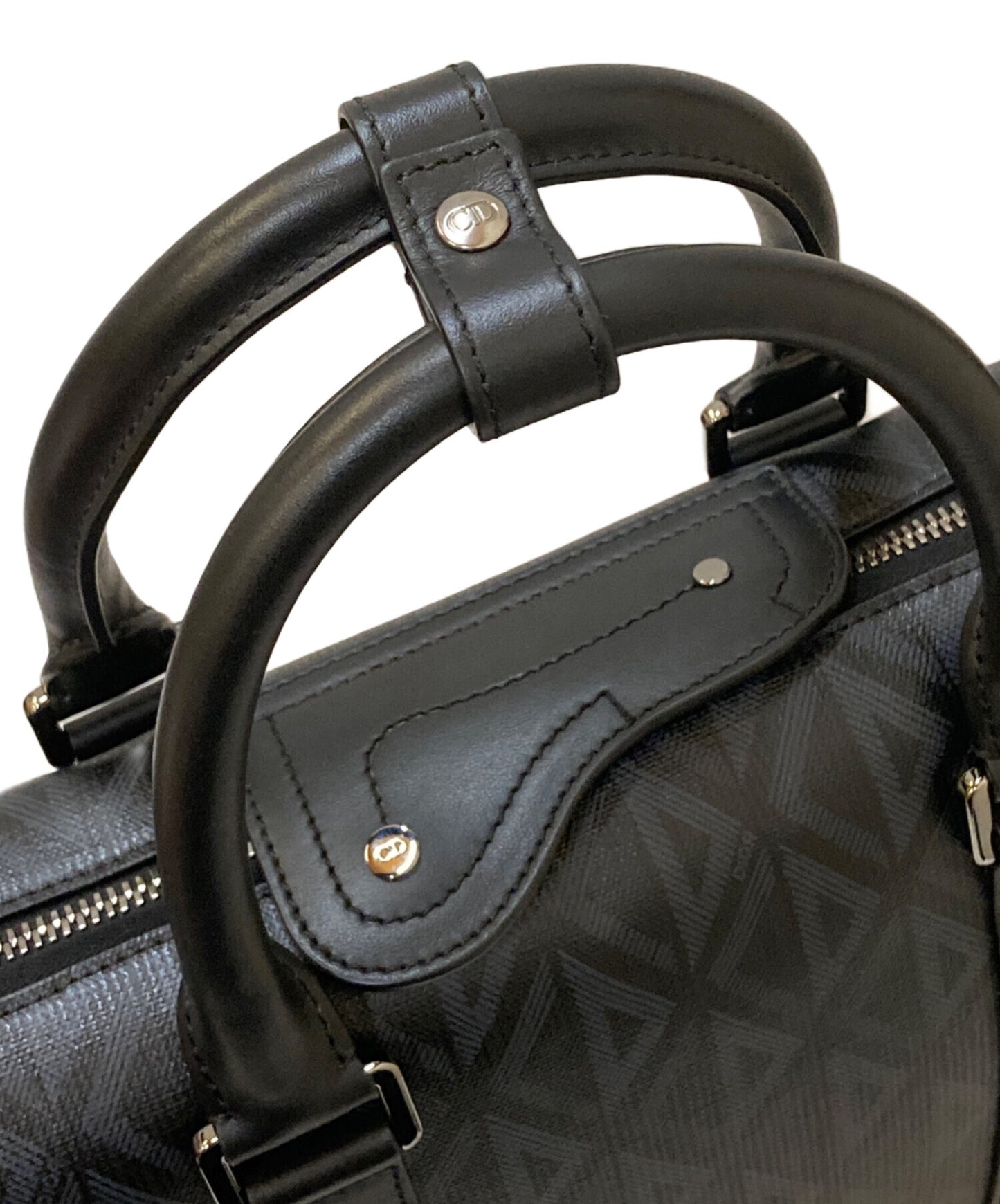 [Pre-owned] Dior Lango CD Diamond 2-way business bag 28-BO-0272