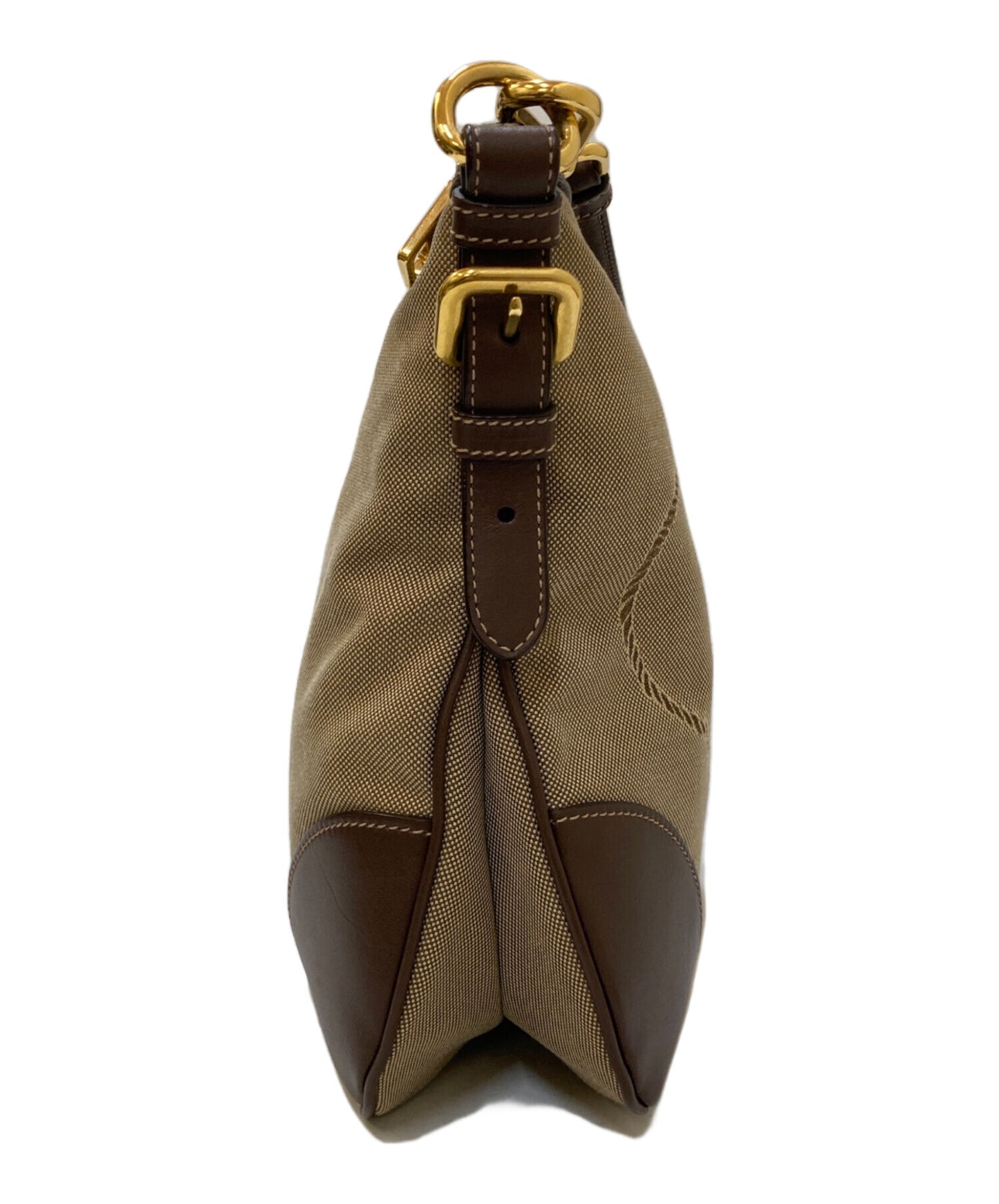 [Pre-owned] PRADA Logo Jacquard Shoulder Bag BT867A