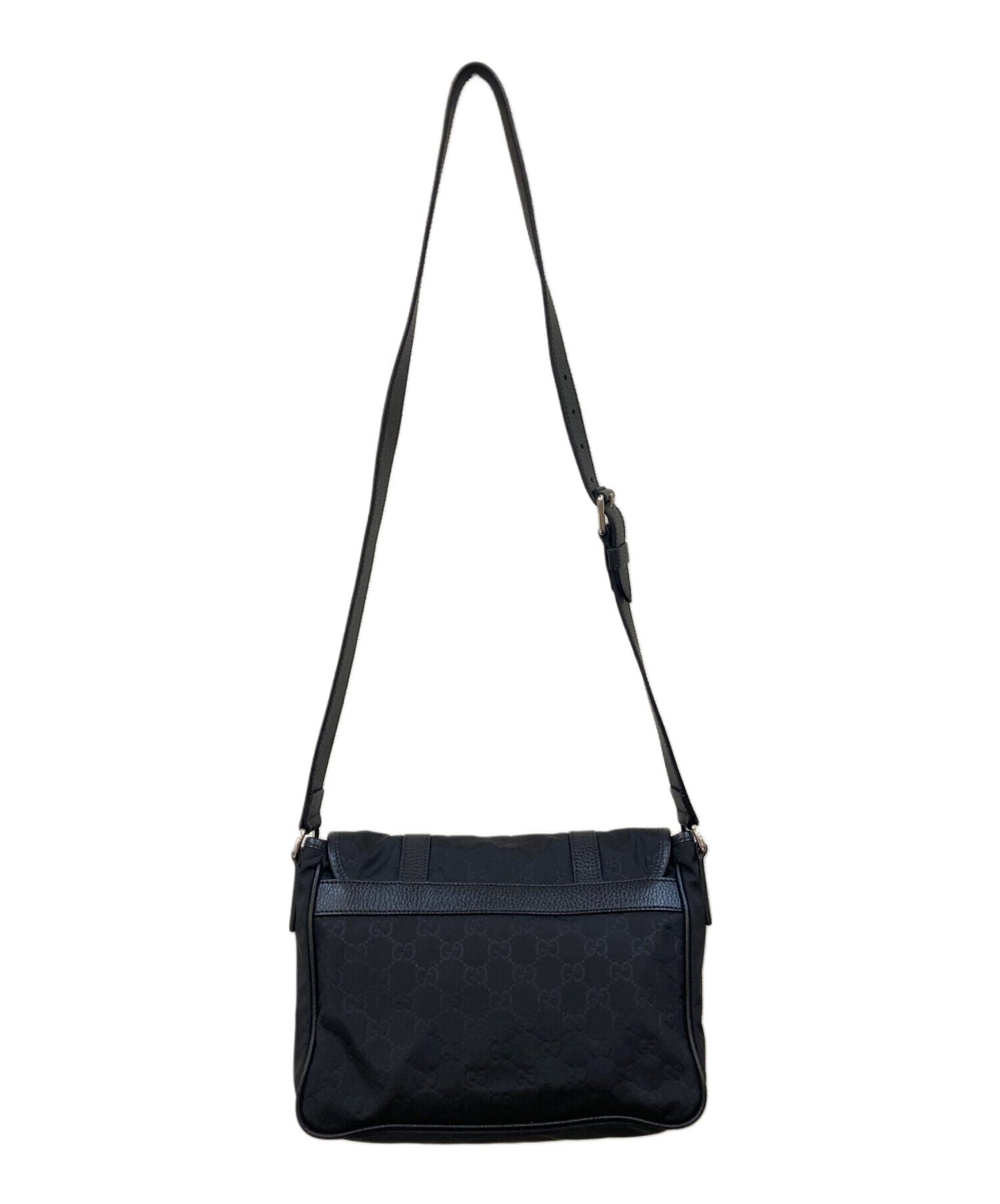 [Pre-owned] GUCCI Shoulder bag in GG pattern Guccissima leather piping 510335