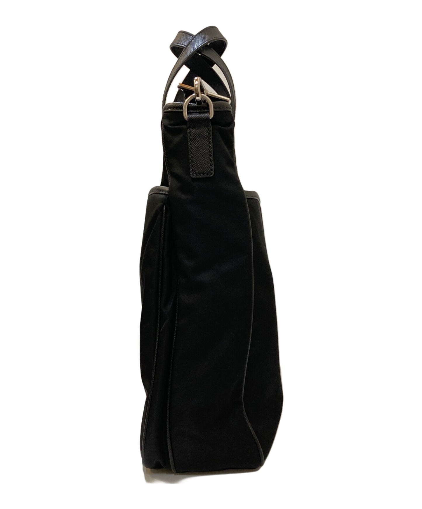 [Pre-owned] PRADA Leather Nylon Combination 2WAY Tote Bag 2VG033