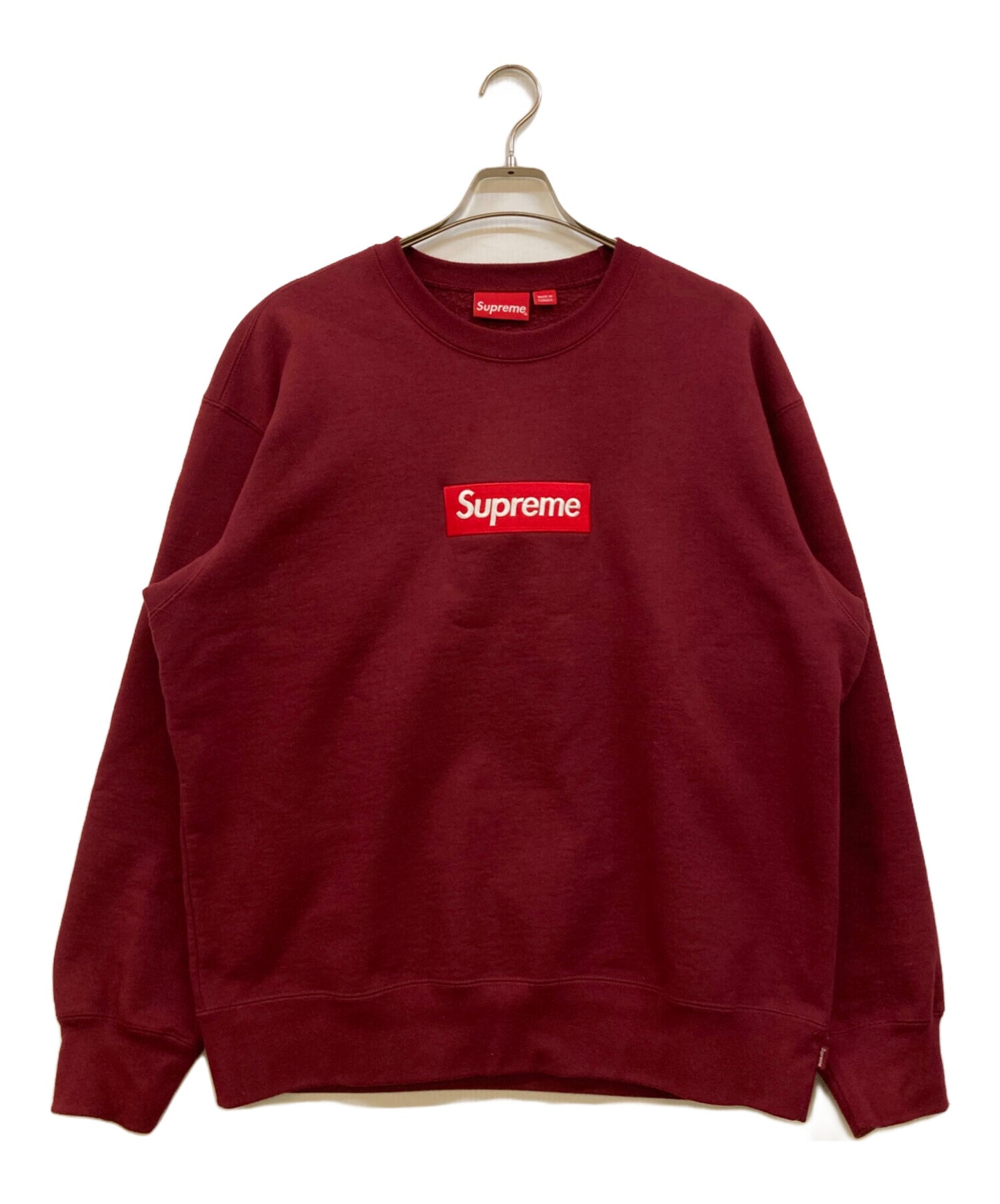 [Pre-owned] SUPREME 22AW BOX LOGO CREWNECK Box logo crew neck sweatshirt