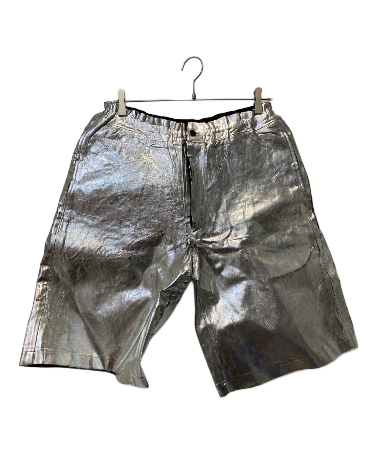 [Pre-owned] COMME des GARCONS HOMME PLUS Mura Print Metallic Shorts PG-T028