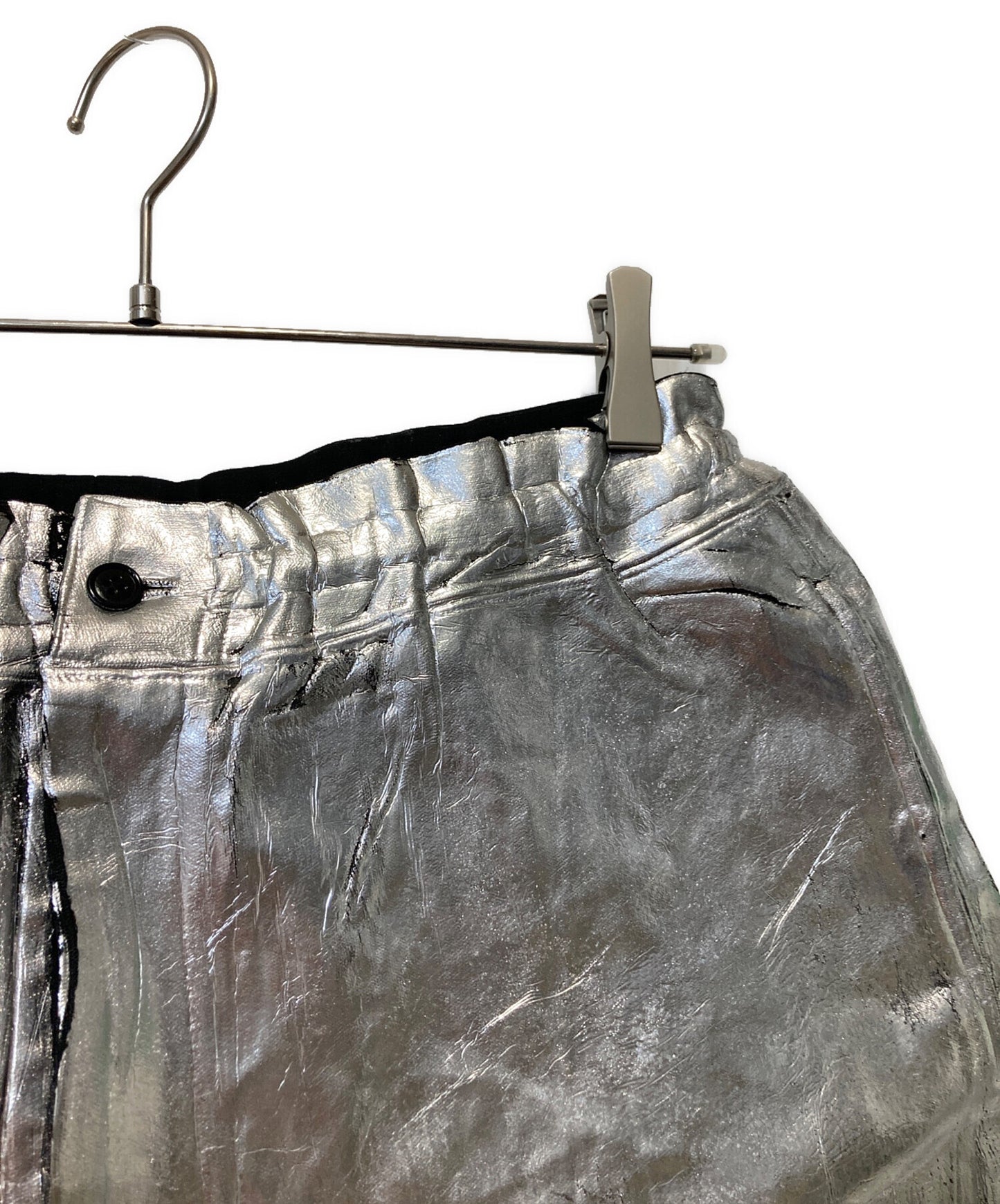 [Pre-owned] COMME des GARCONS HOMME PLUS Mura Print Metallic Shorts PG-T028