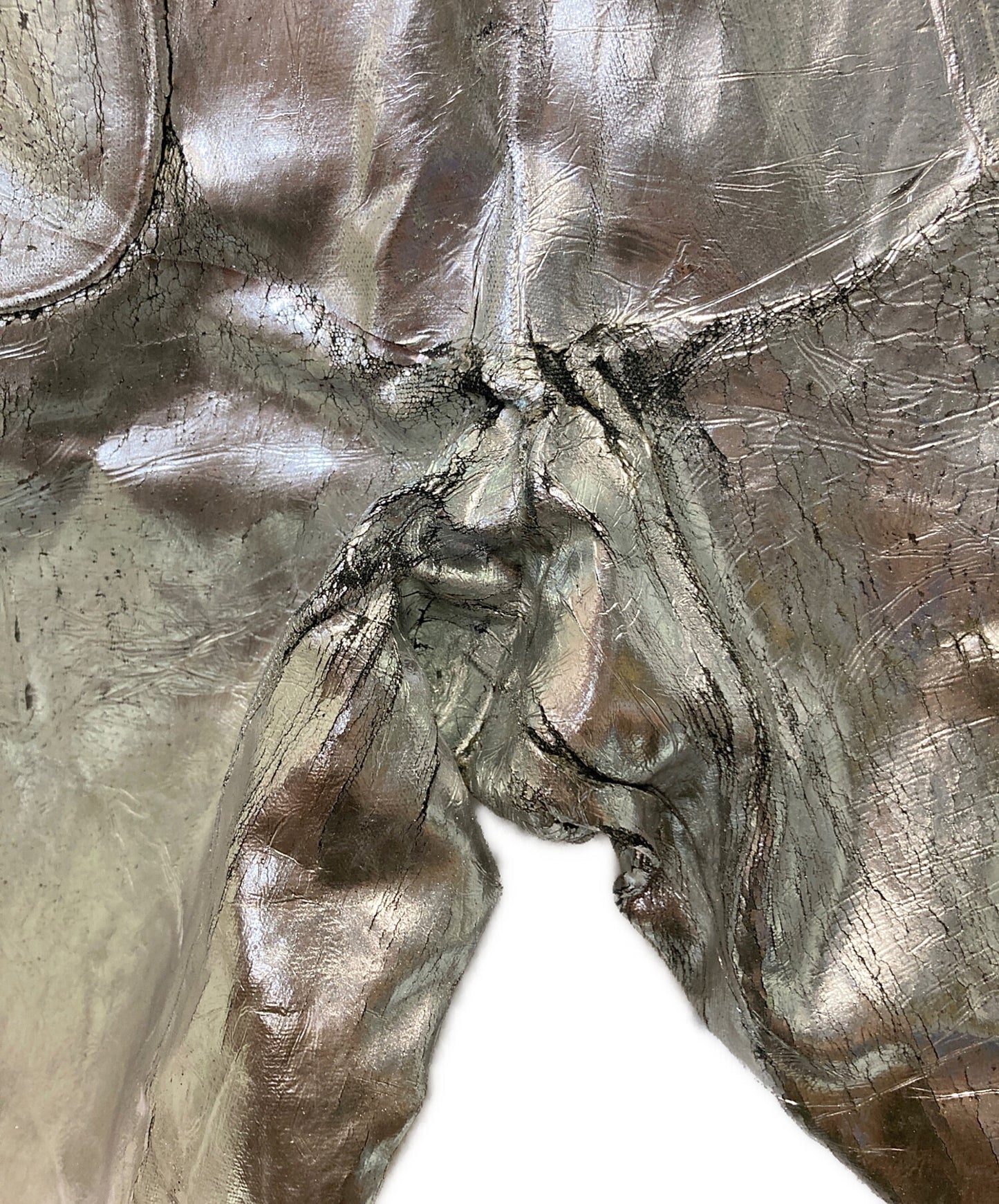 [Pre-owned] COMME des GARCONS HOMME PLUS Mura Print Metallic Shorts PG-T028