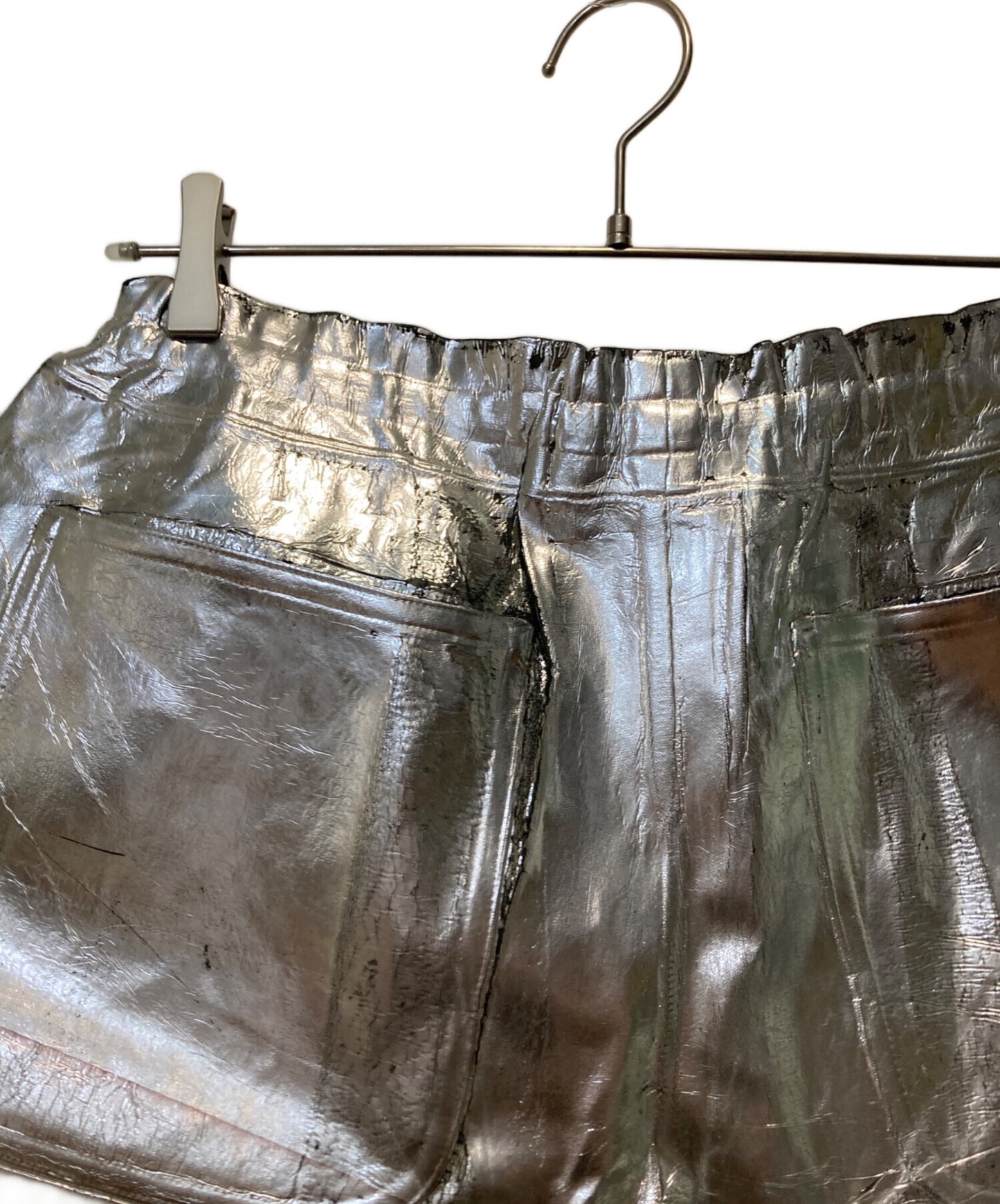 [Pre-owned] COMME des GARCONS HOMME PLUS Mura Print Metallic Shorts PG-T028