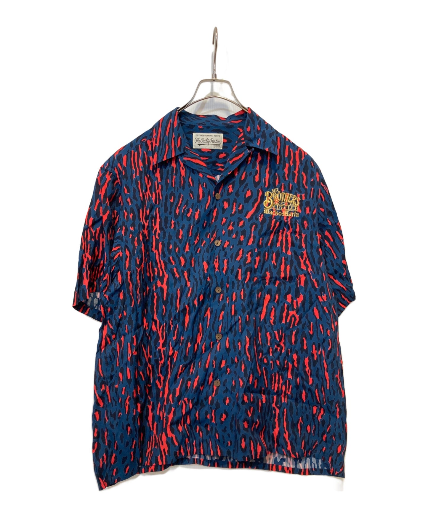 [Pre-owned] WACKO MARIA leopard open-collar shirt
