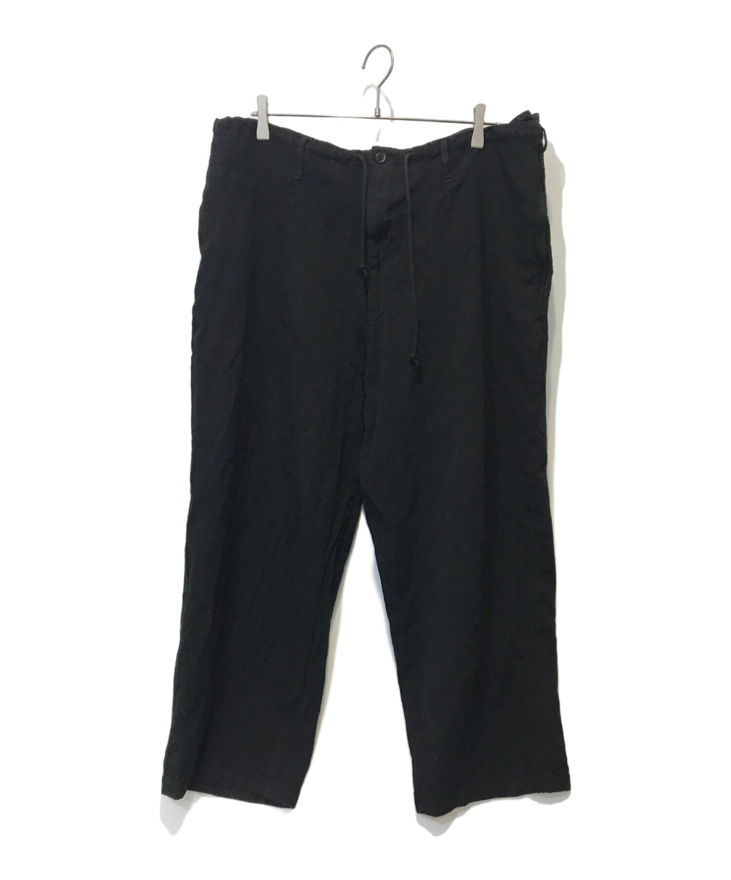 [Pre-owned] Yohji Yamamoto pour homme Wrinkled Gabba Standard String Pants HN-P05-100