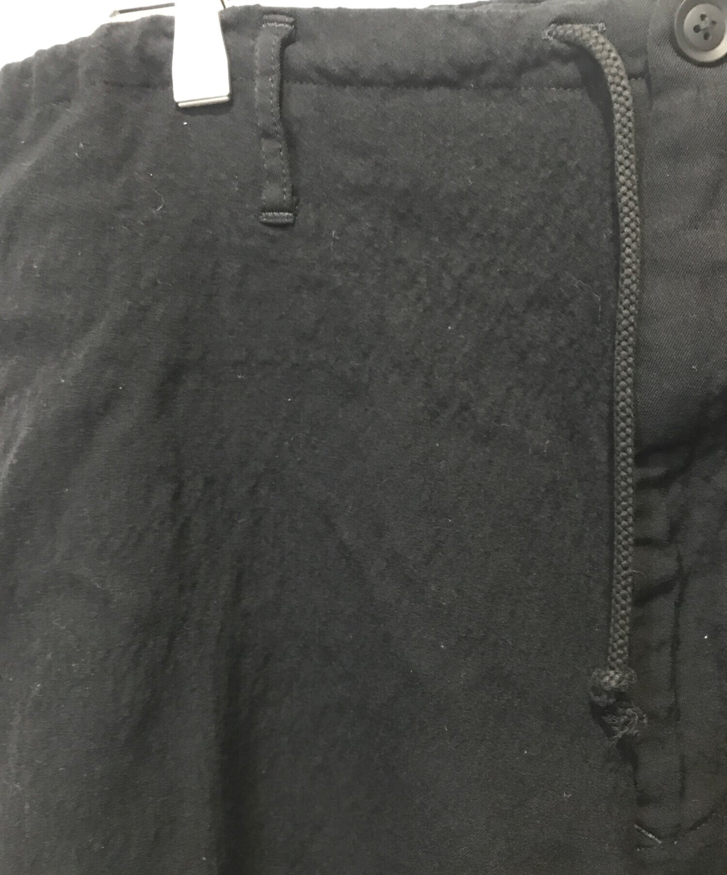 [Pre-owned] Yohji Yamamoto pour homme Wrinkled Gabba Standard String Pants HN-P05-100