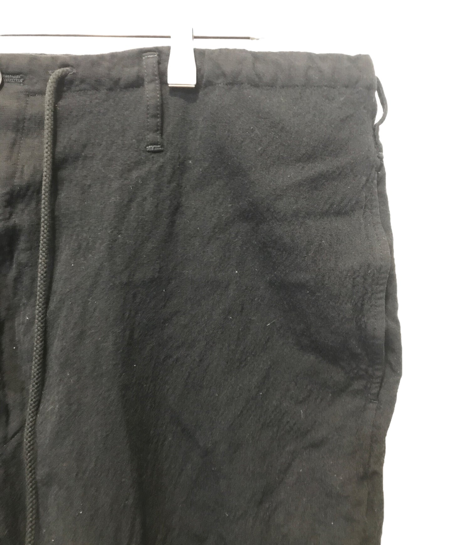 [Pre-owned] Yohji Yamamoto pour homme Wrinkled Gabba Standard String Pants HN-P05-100