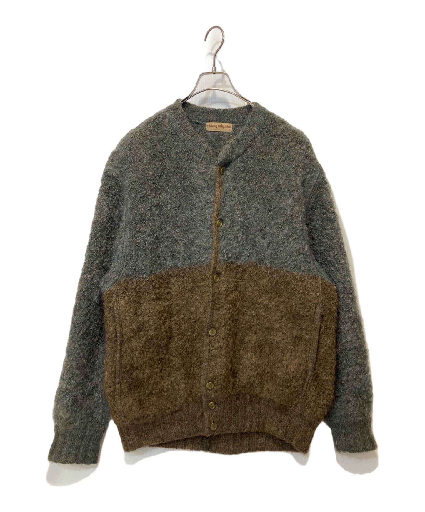 [Pre-owned] ISSEY MIYAKE mohair blend cardigan