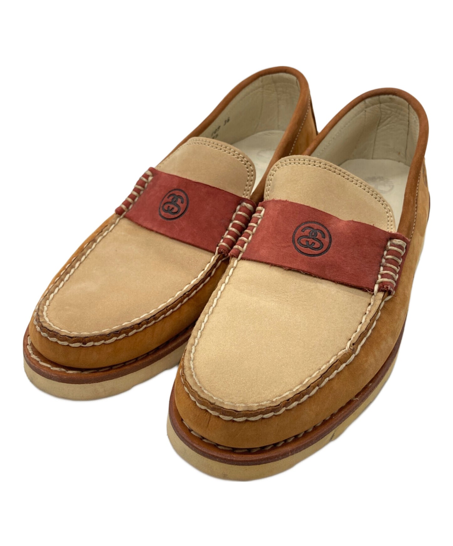 [Pre-owned] stussy Moccasin Shoes Leather Shoes