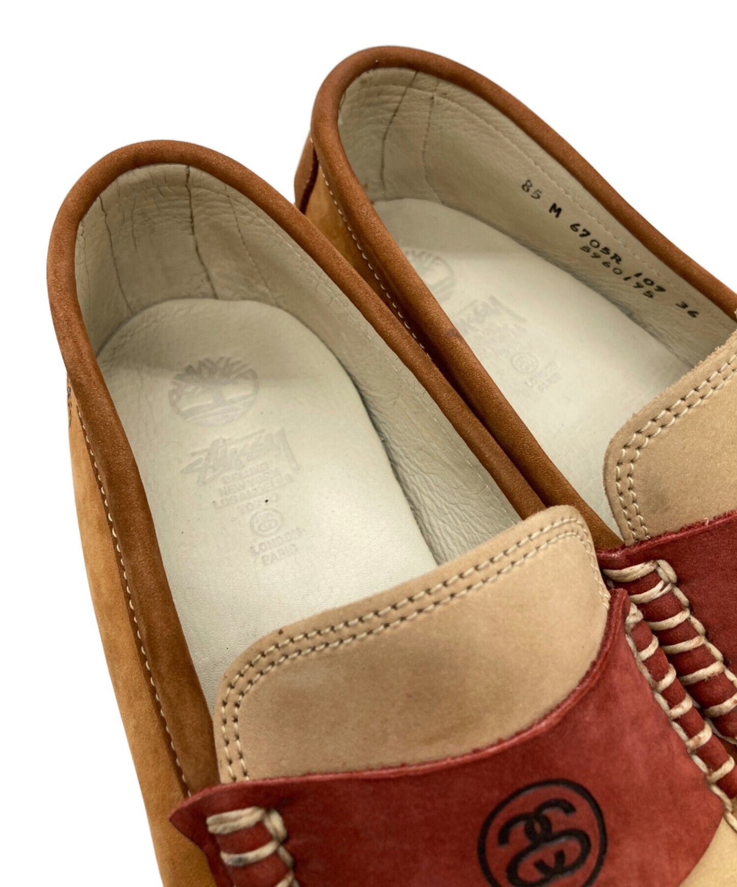 [Pre-owned] stussy Moccasin Shoes Leather Shoes