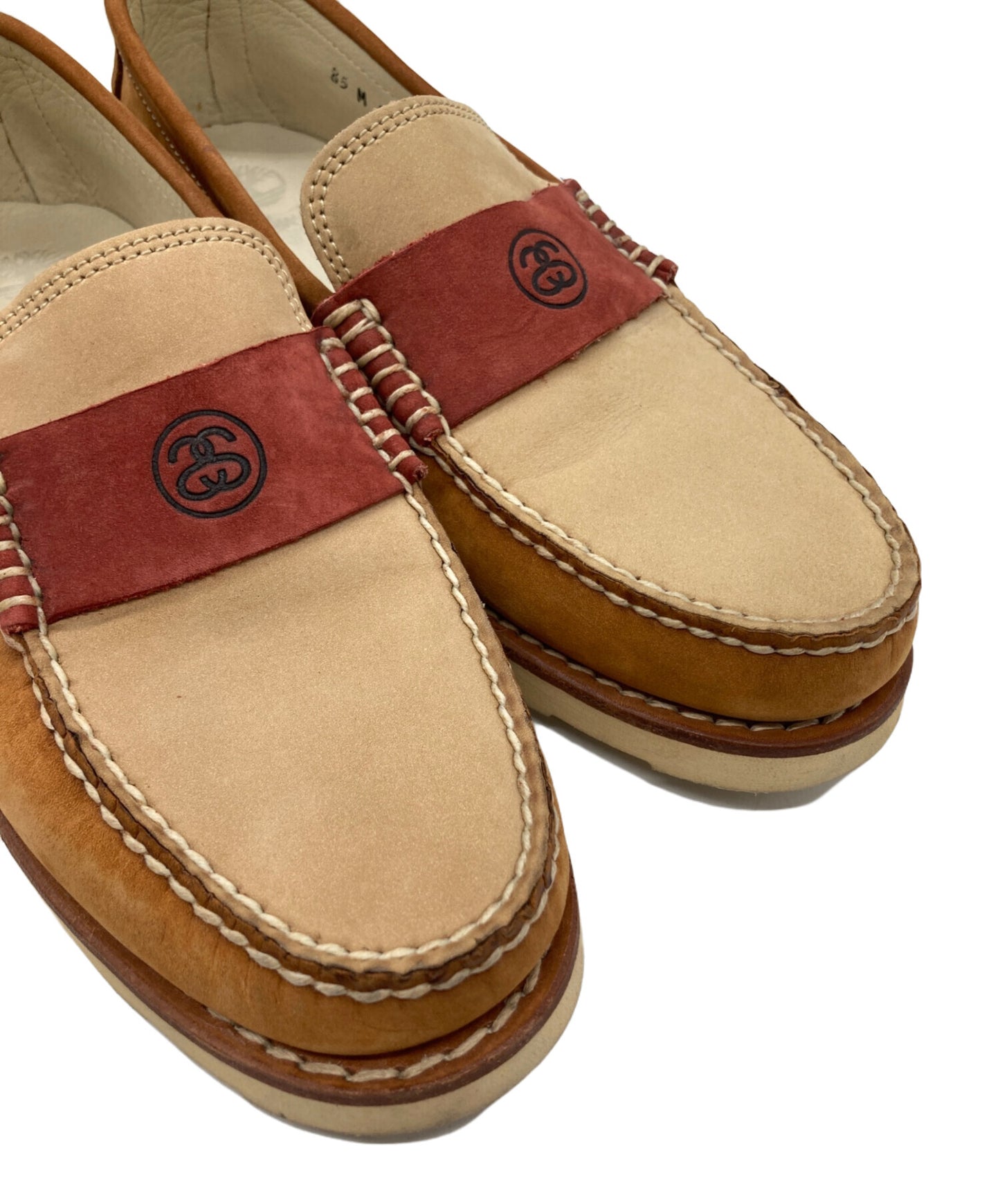[Pre-owned] stussy Moccasin Shoes Leather Shoes