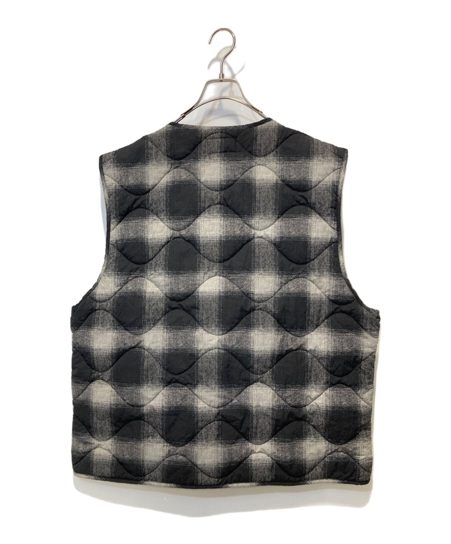 Pre-owned] stussy PLAID NYLON LINER VEST – Archive Factory