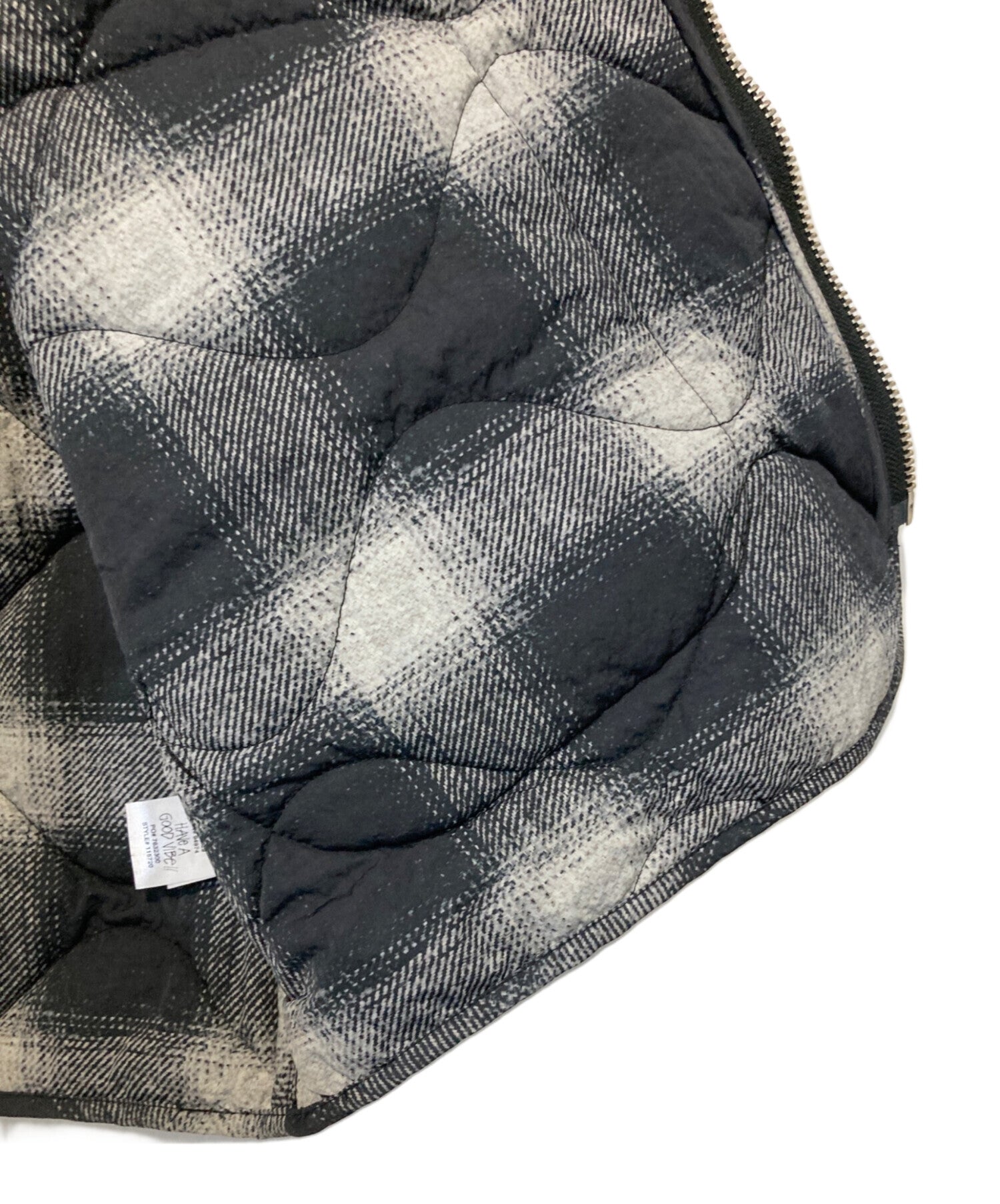 Pre-owned] stussy PLAID NYLON LINER VEST – Archive Factory