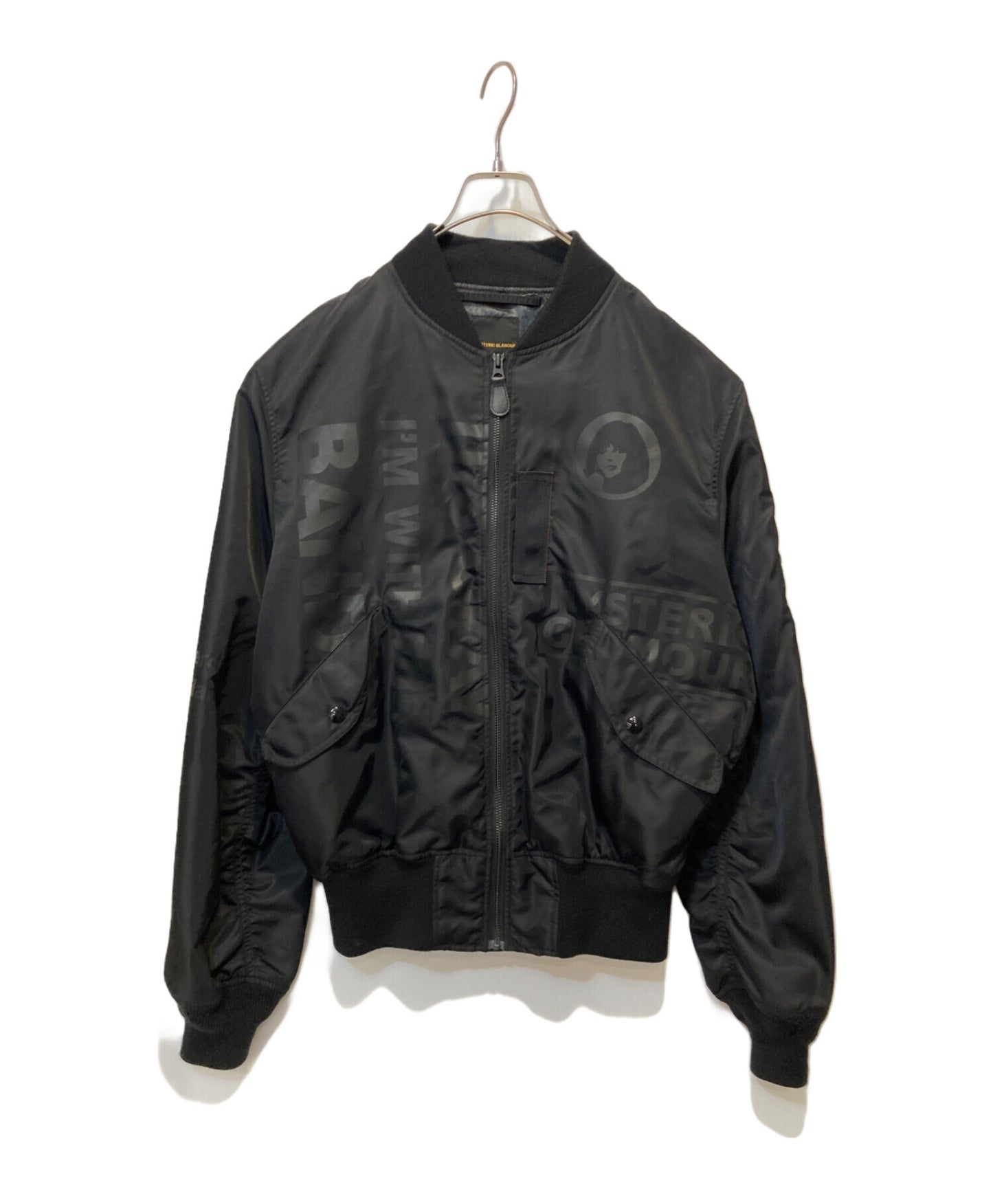 [Pre-owned] Hysteric Glamour LOGO SCRATCH MA-1 02193AB07