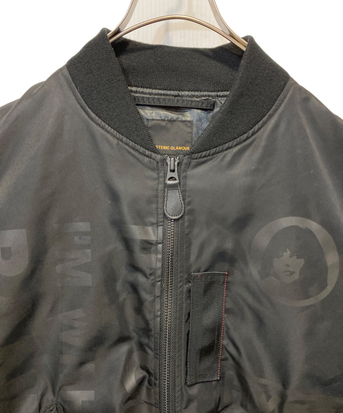 [Pre-owned] Hysteric Glamour LOGO SCRATCH MA-1 02193AB07