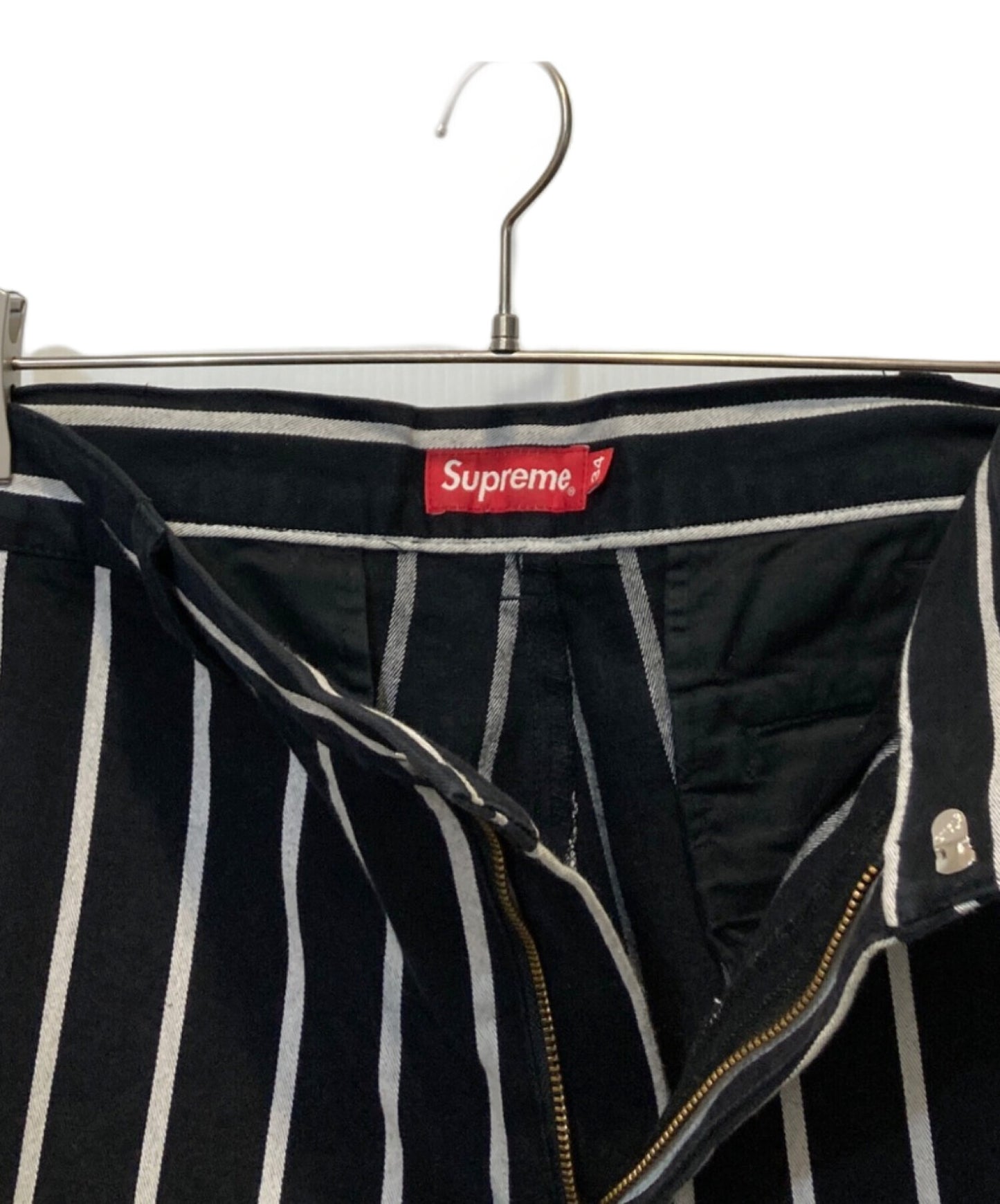 [Pre-owned] SUPREME striped work pants