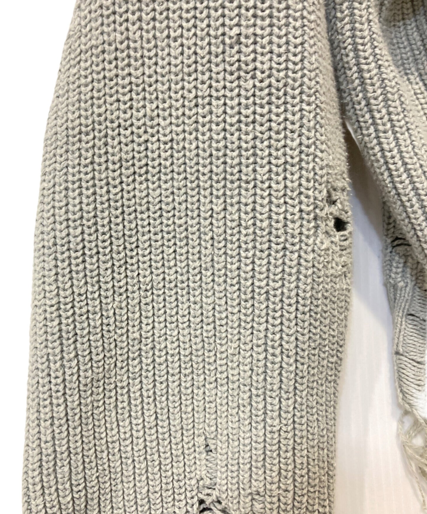 [Pre-owned] Maison MIHARA YASUHIRO Bleached Knit Cardigan J12CD501