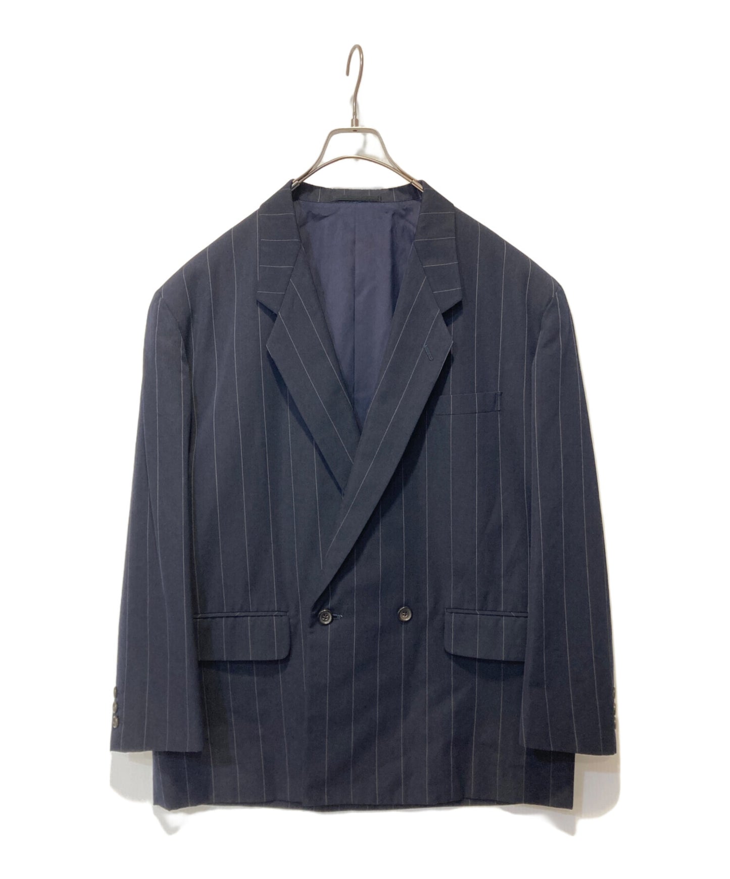 [Pre-owned] COMME des GARCONS HOMME PLUS Striped Double-Breasted Jacket PS-05003M