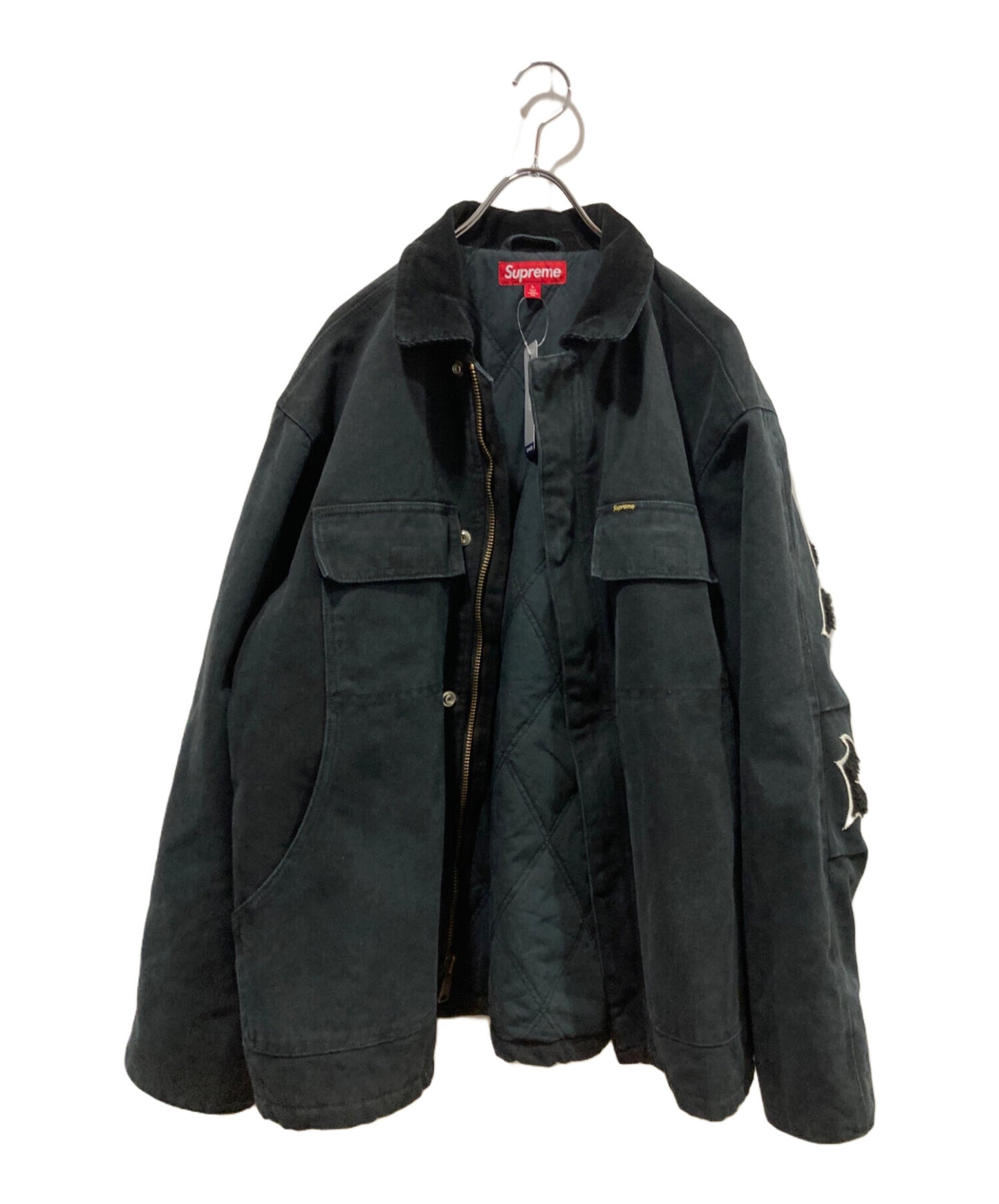 [Pre-owned] SUPREME Old English Canvas Work Jacket