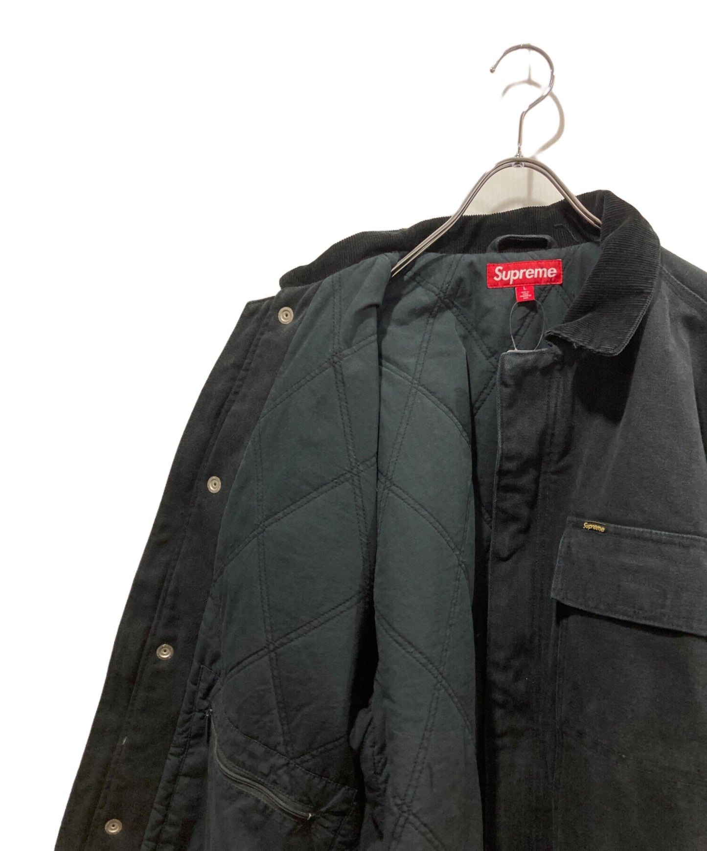 [Pre-owned] SUPREME Old English Canvas Work Jacket